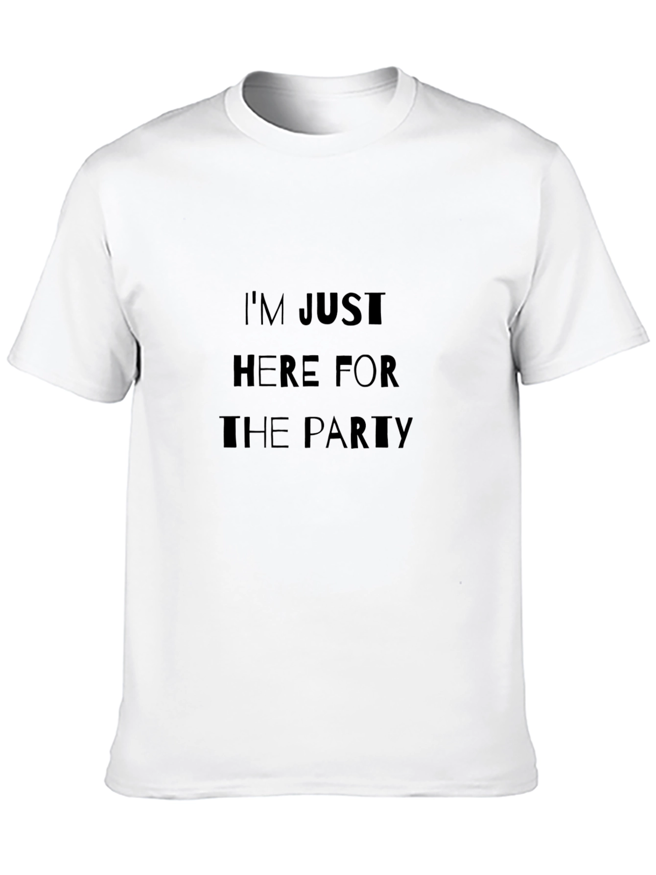 Party Ready: Mens Graphic T-Shirt