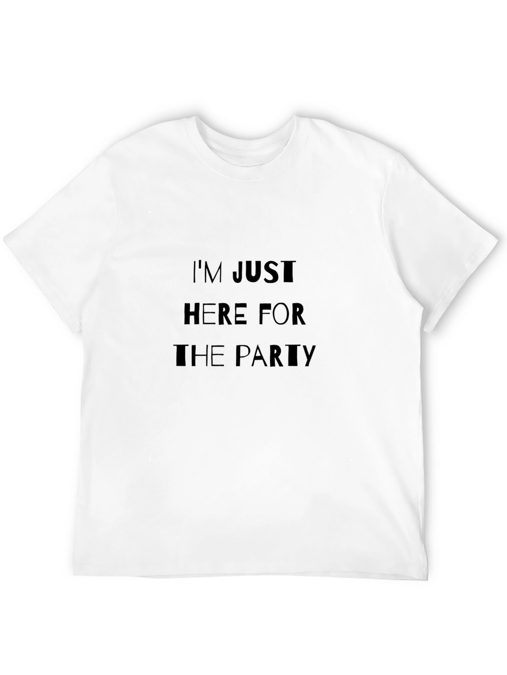 Party Ready: Mens Graphic T-Shirt