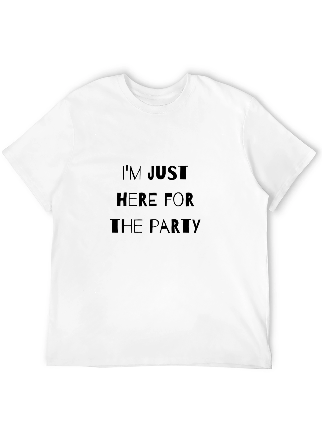 Party Ready: Mens Graphic T-Shirt