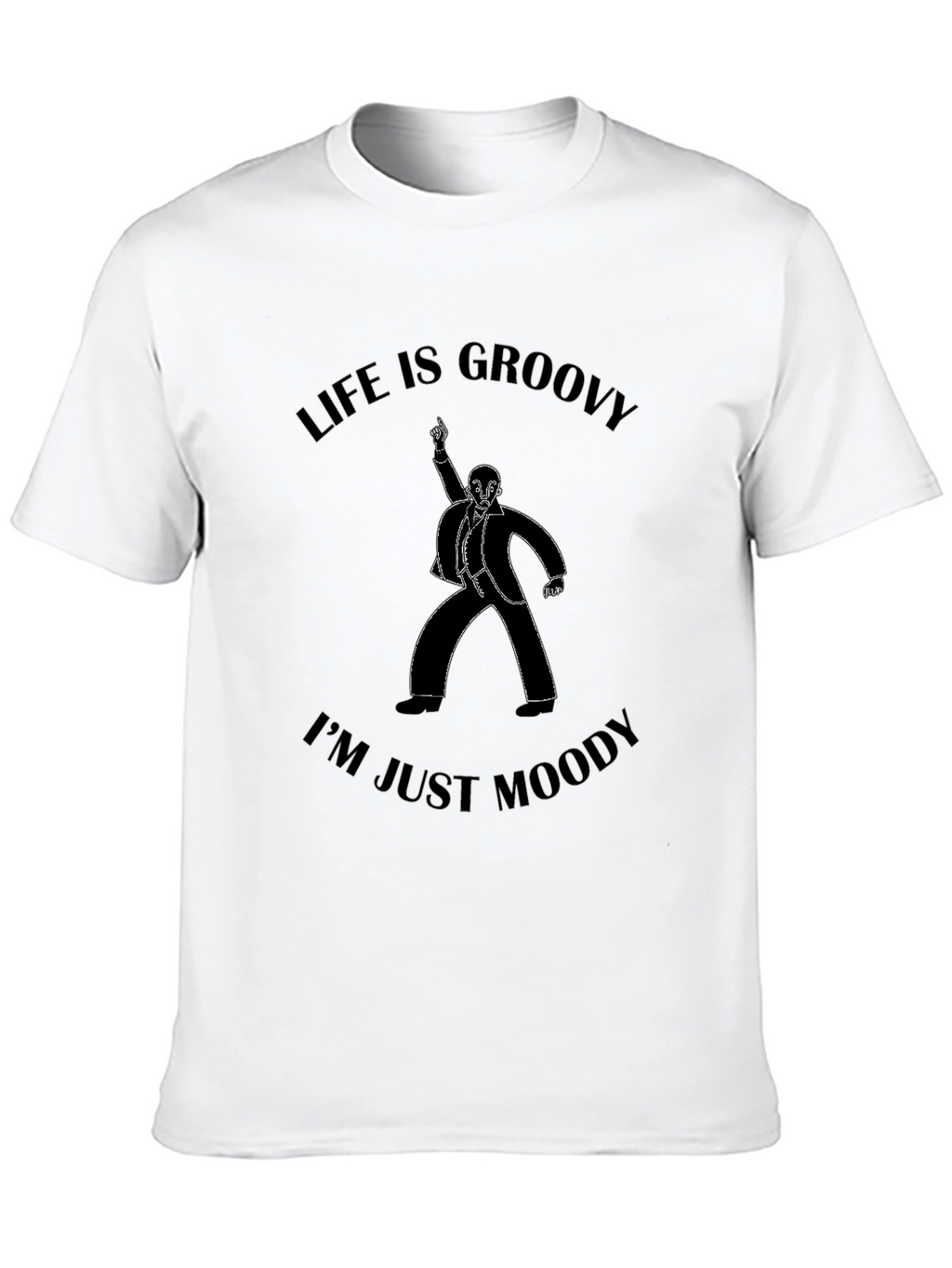 Groovy Life Mens T-Shirt - Black