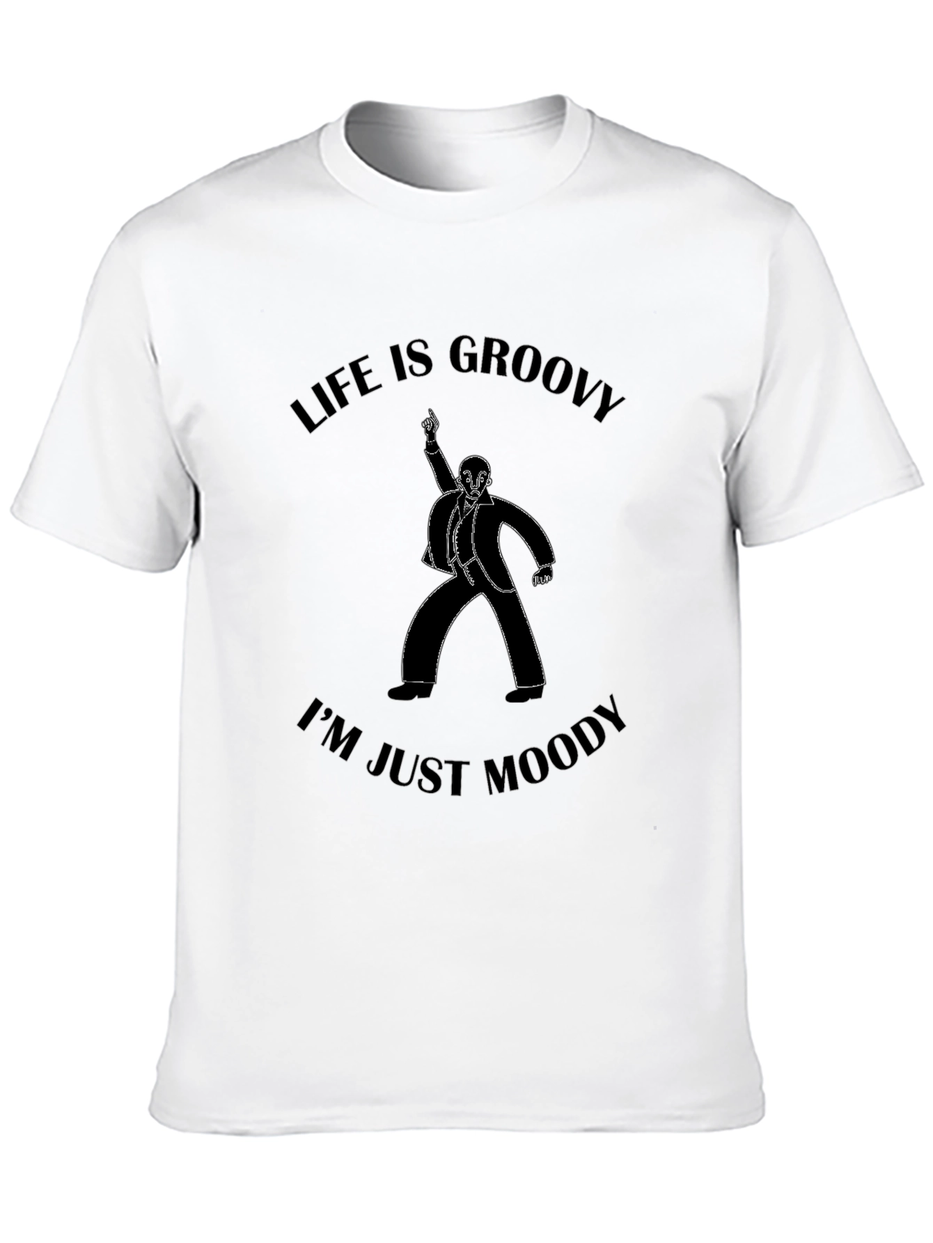 Groovy Life Mens T-Shirt - Black