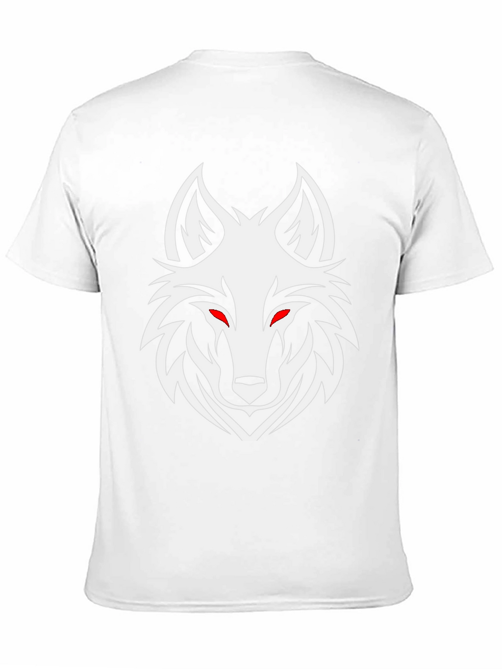 Black Wolf Head Graphic Tee