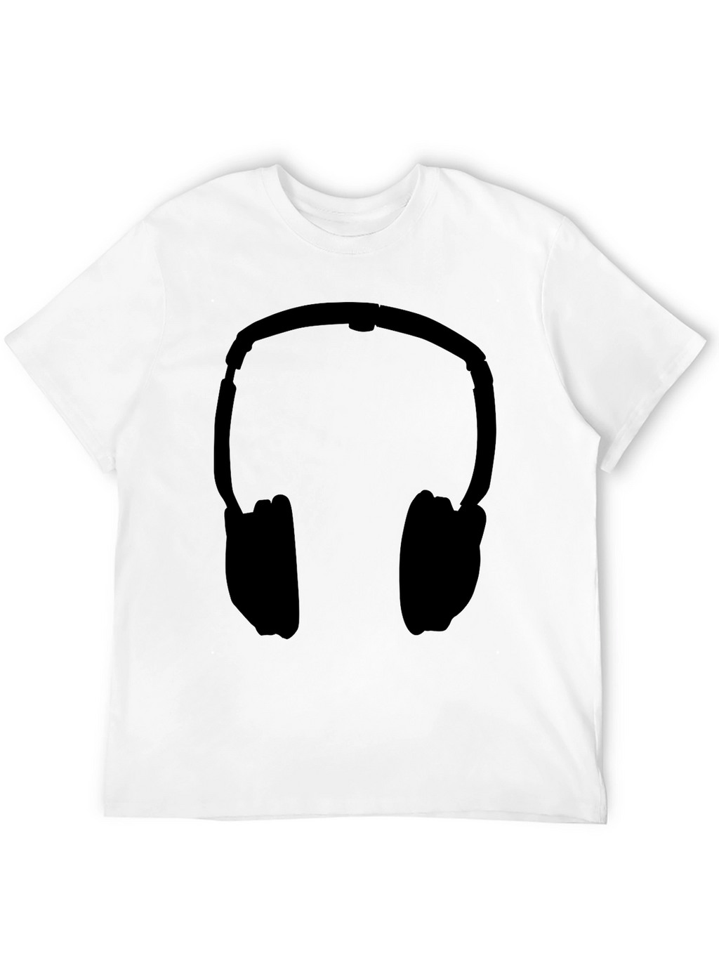 Headphones Graphic Tee - Black