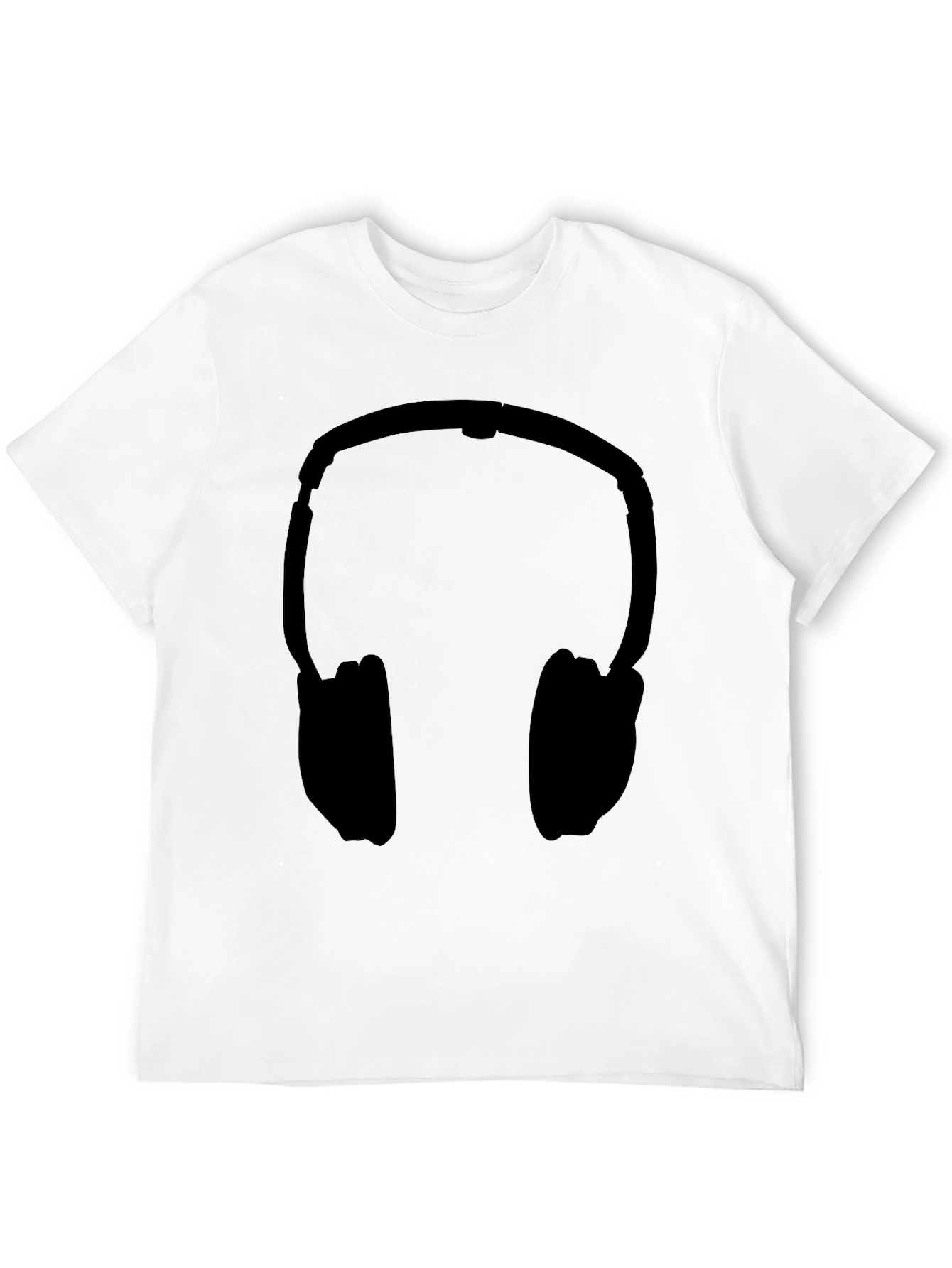 Headphones Graphic Tee - Black
