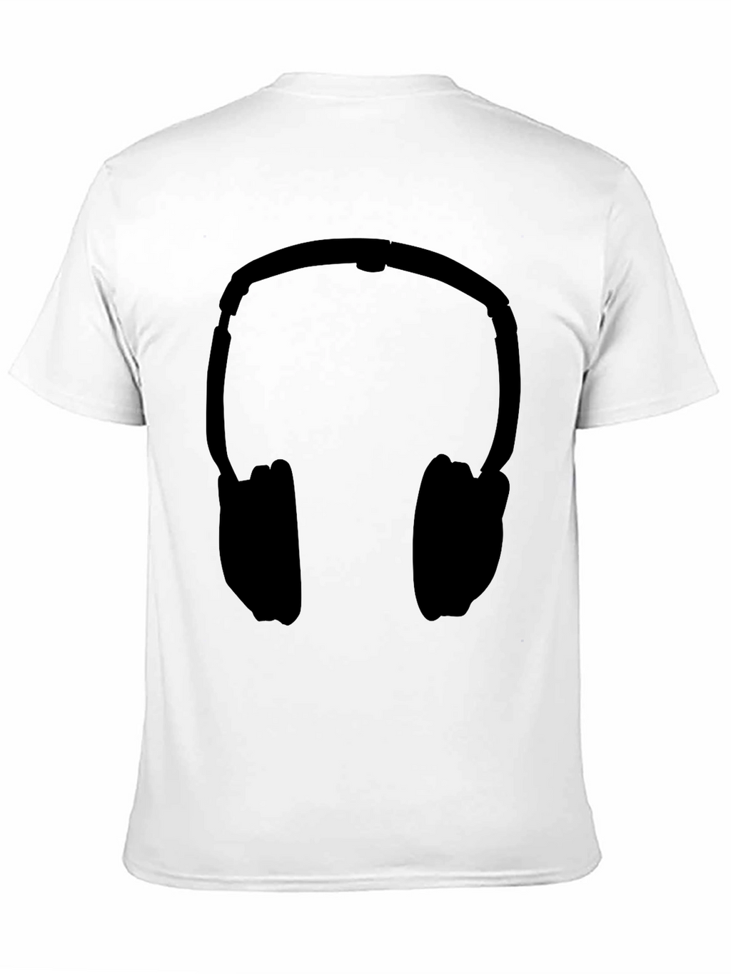 Headphones Graphic Tee - Black