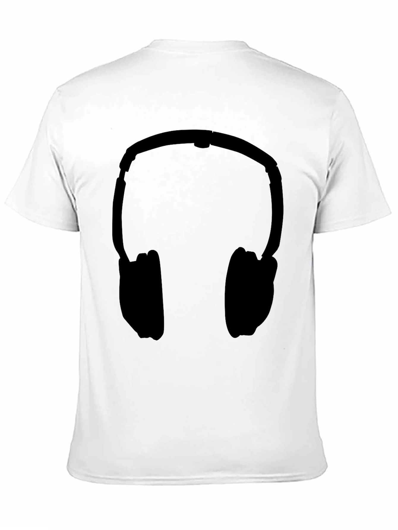 Headphones Graphic Tee - Black