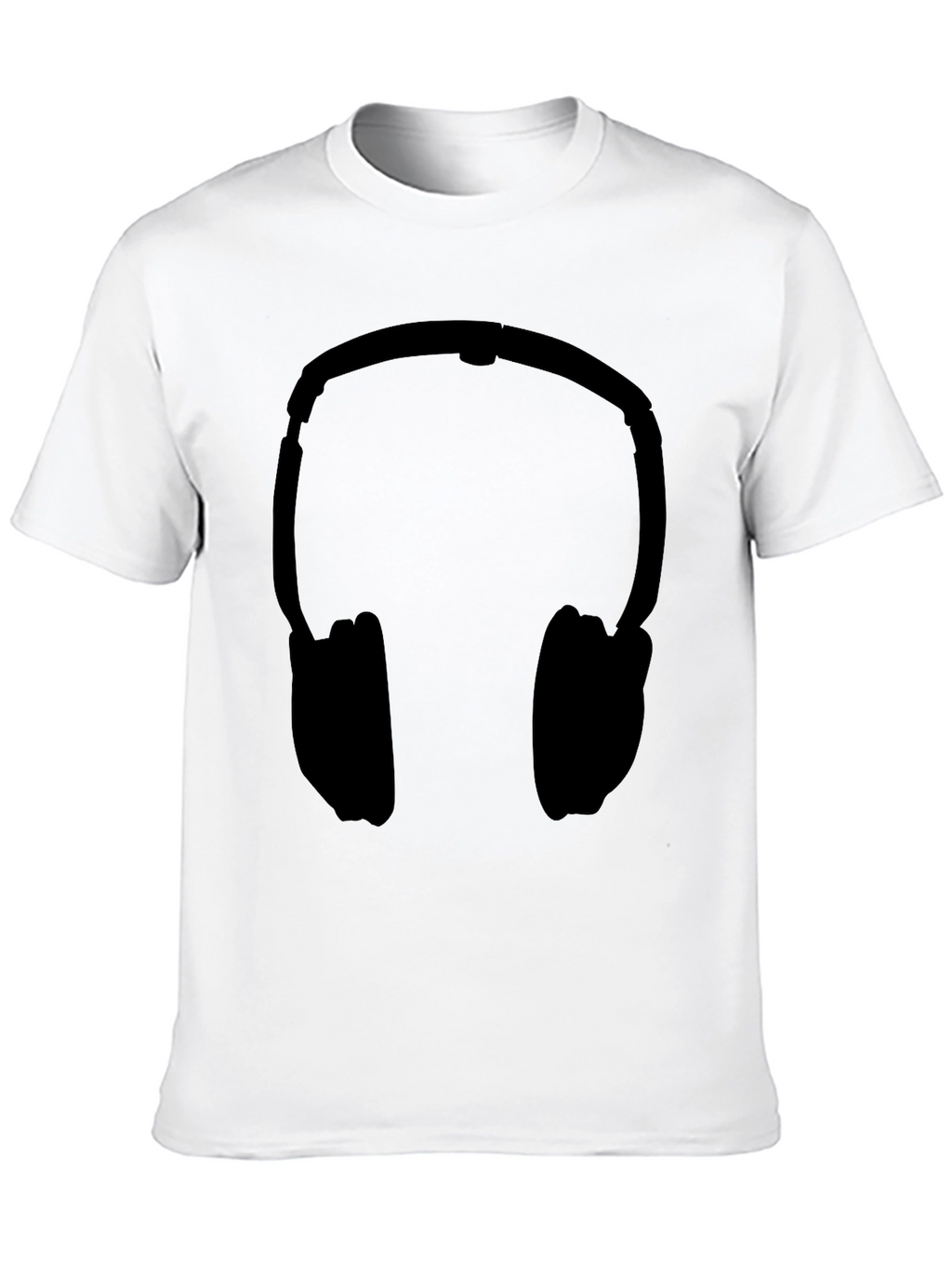 Headphones Graphic Tee - Black