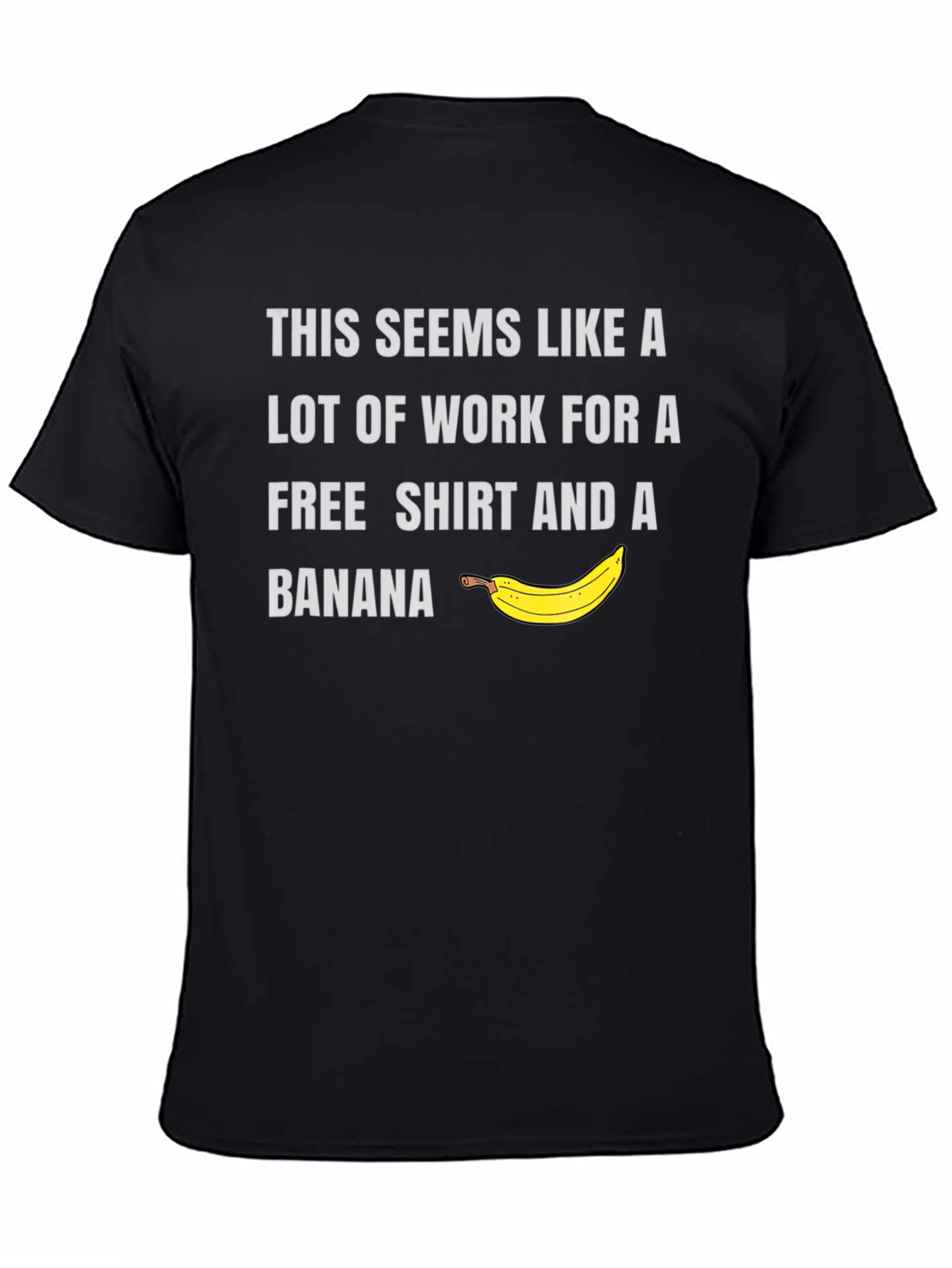 Free Shirt & Banana Mens Graphic Tee