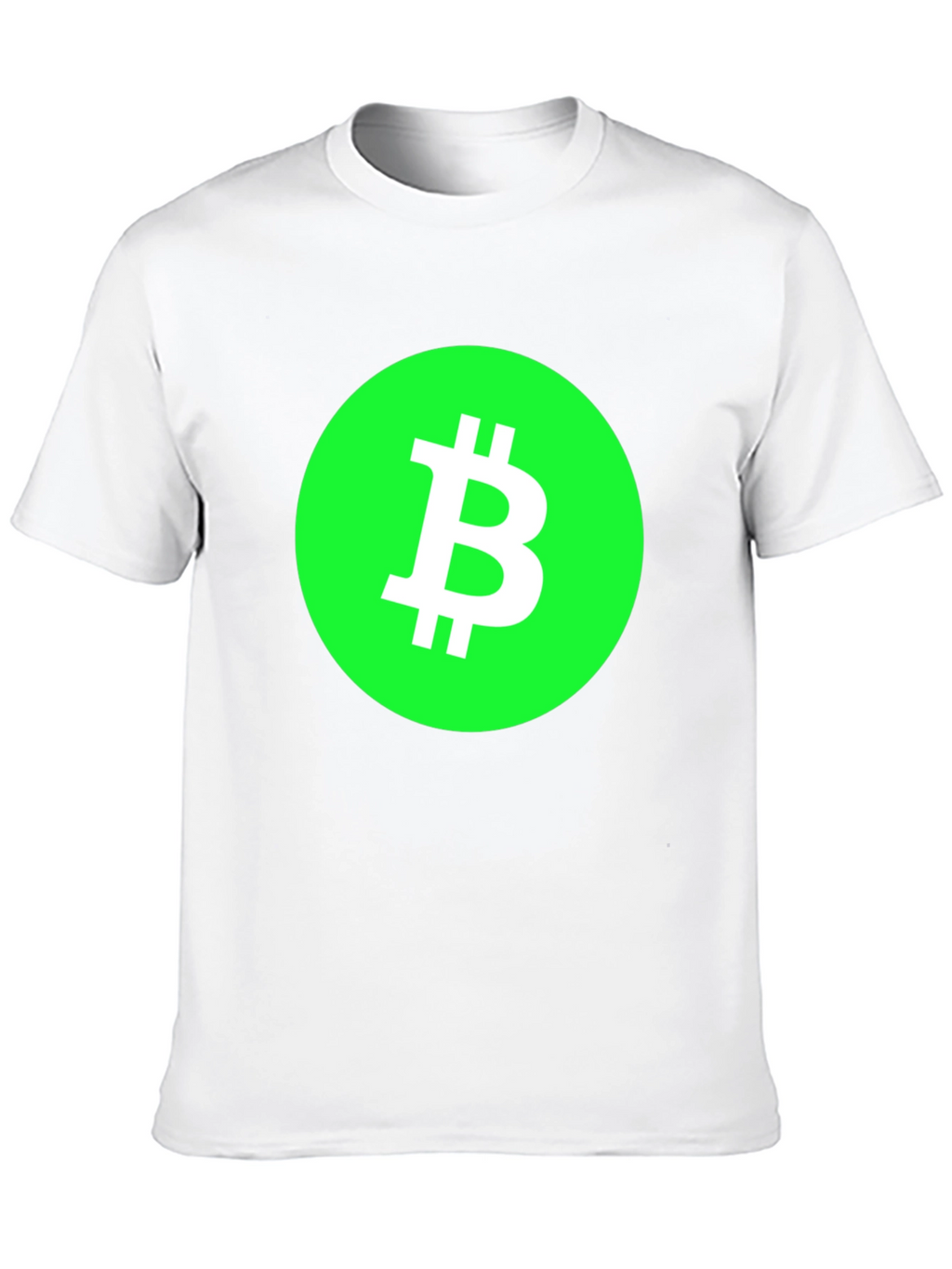 Bitcoin Cash Style T-Shirt - Green Circle