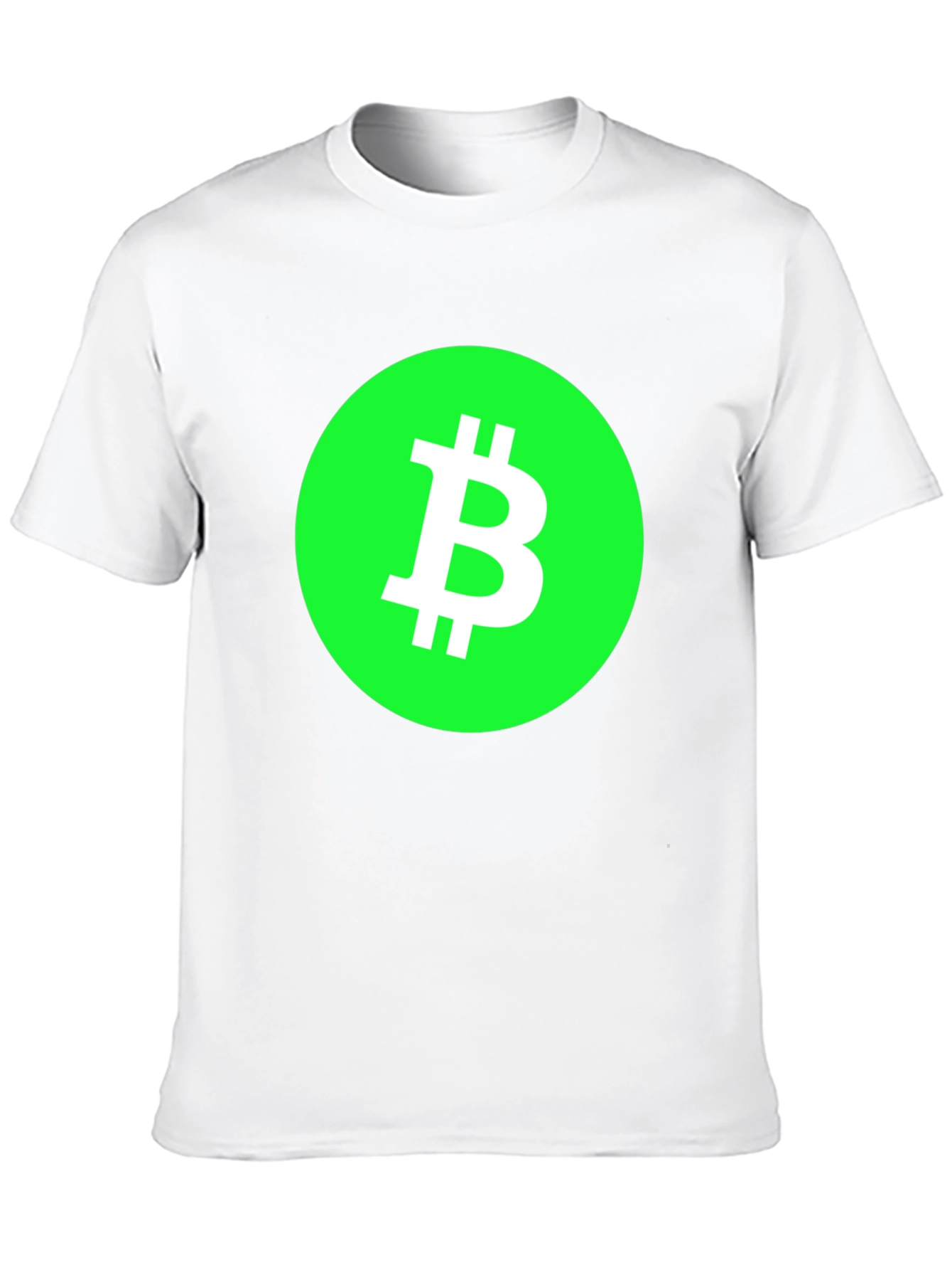 Bitcoin Cash Style T-Shirt - Green Circle