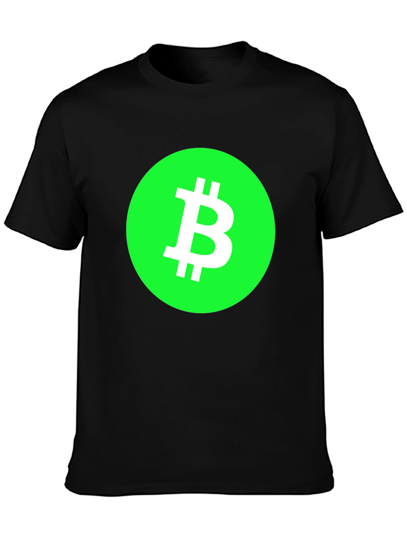 Bitcoin Cash Style T-Shirt - Green Circle