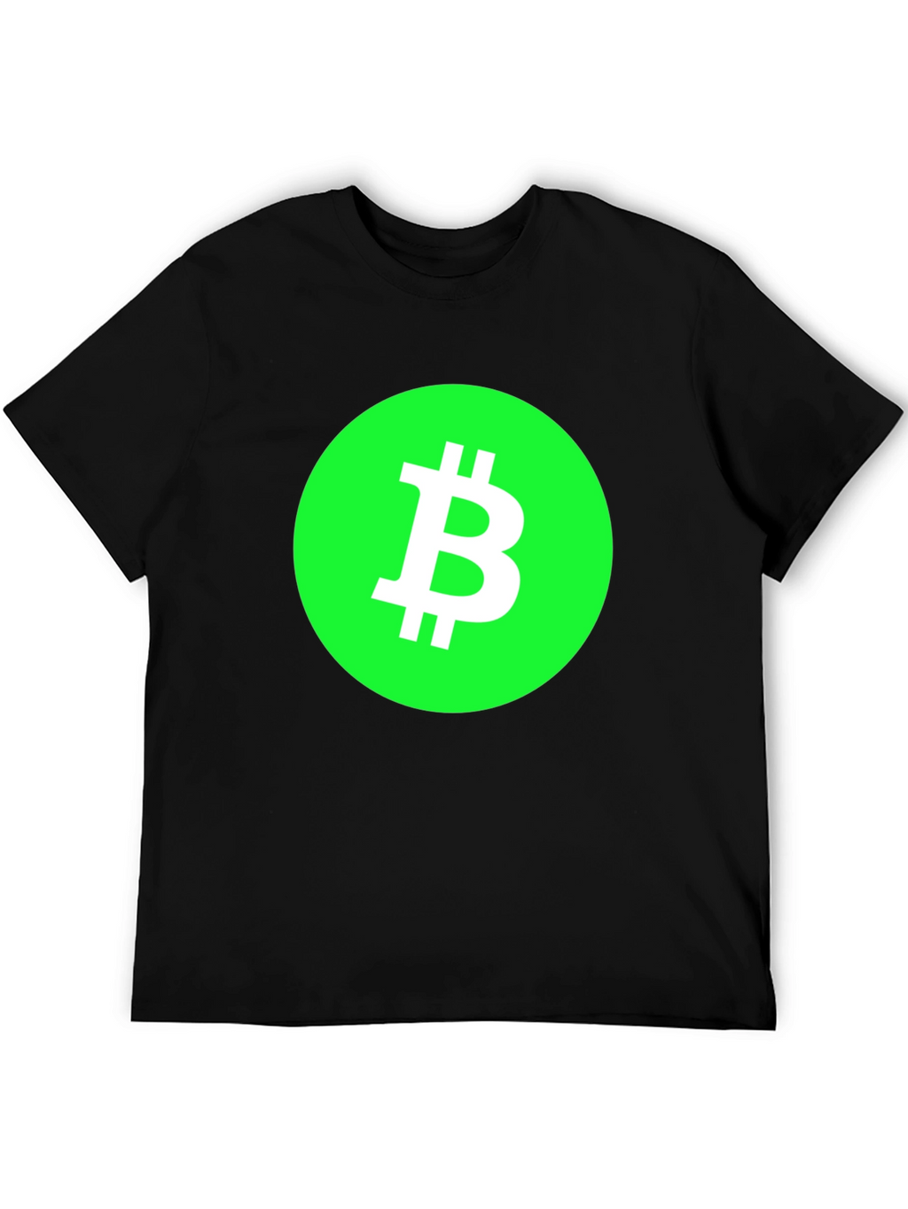 Bitcoin Cash Style T-Shirt - Green Circle
