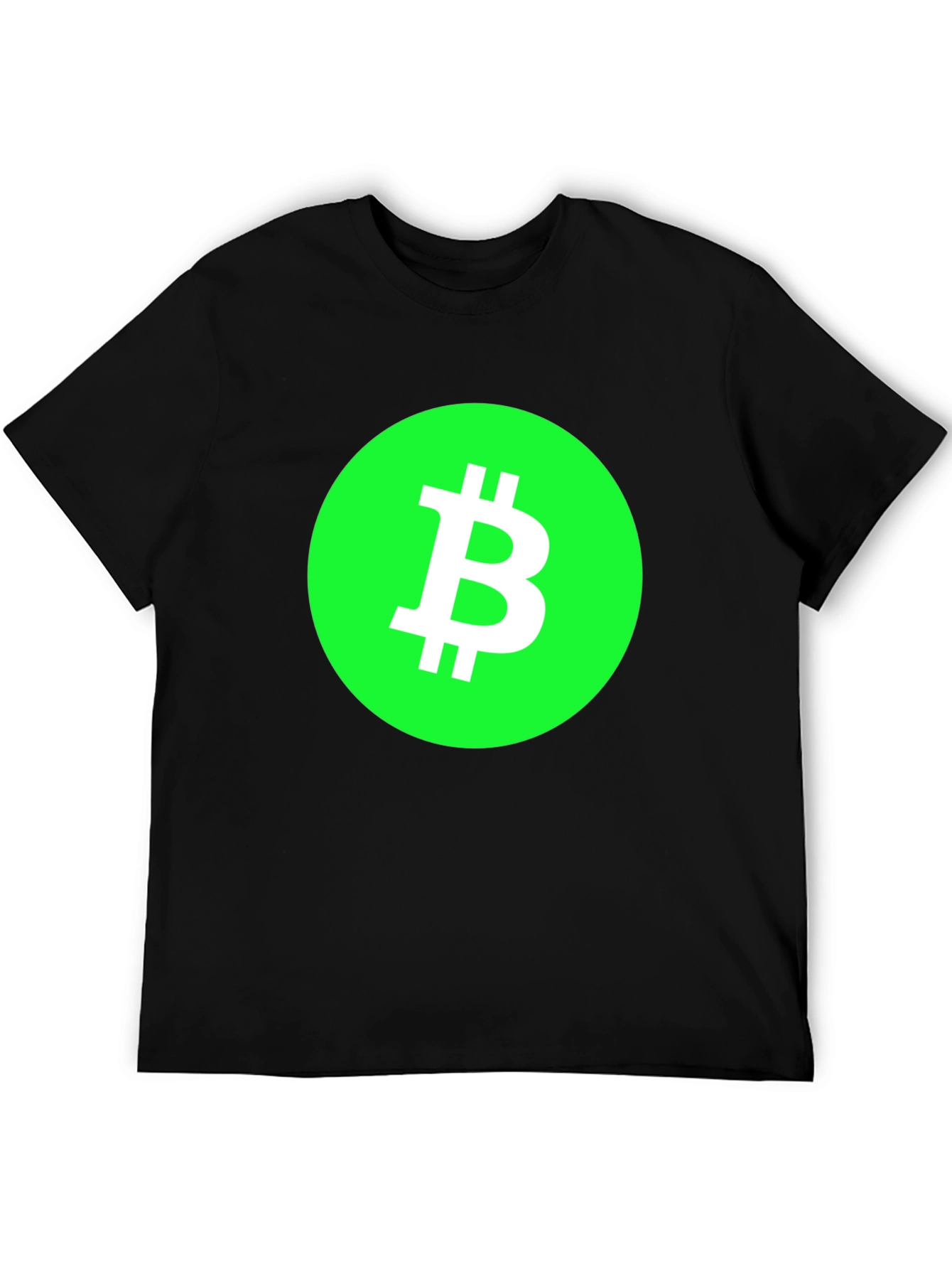 Bitcoin Cash Style T-Shirt - Green Circle