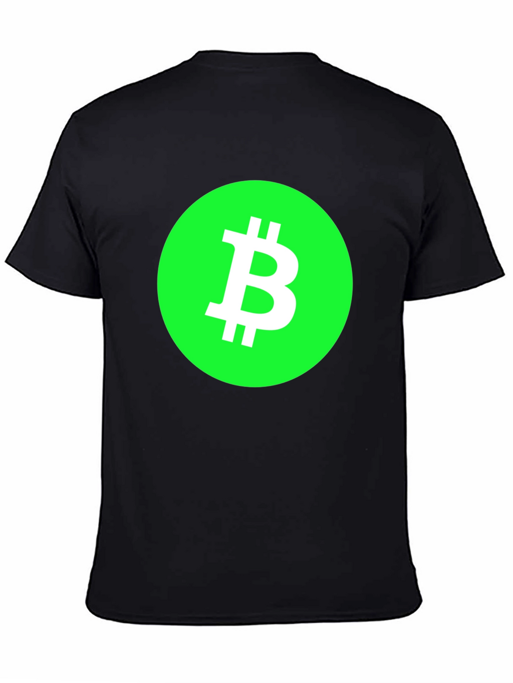 Bitcoin Cash Style T-Shirt - Green Circle
