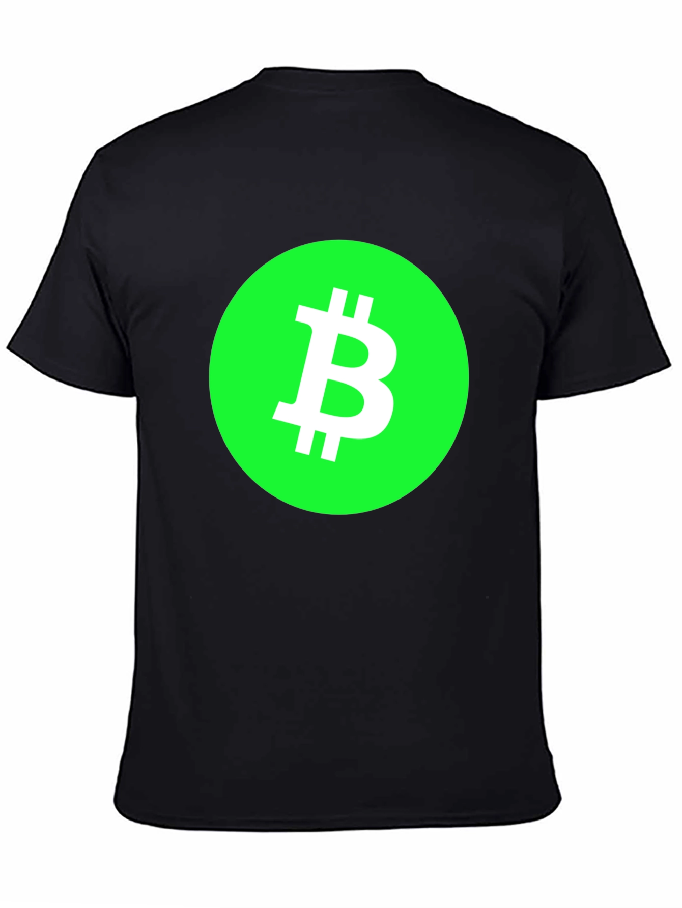 Bitcoin Cash Style T-Shirt - Green Circle