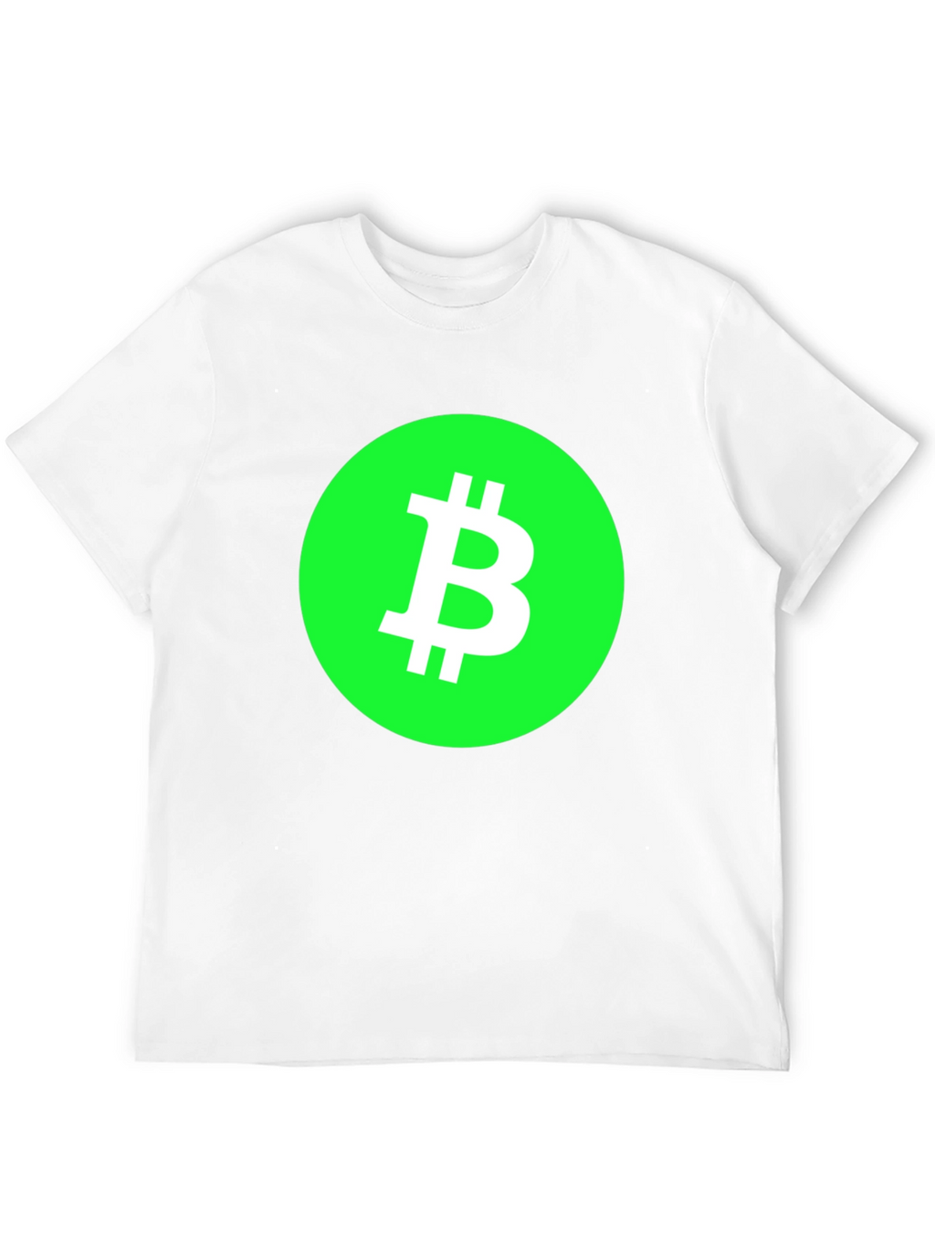 Bitcoin Cash Style T-Shirt - Green Circle