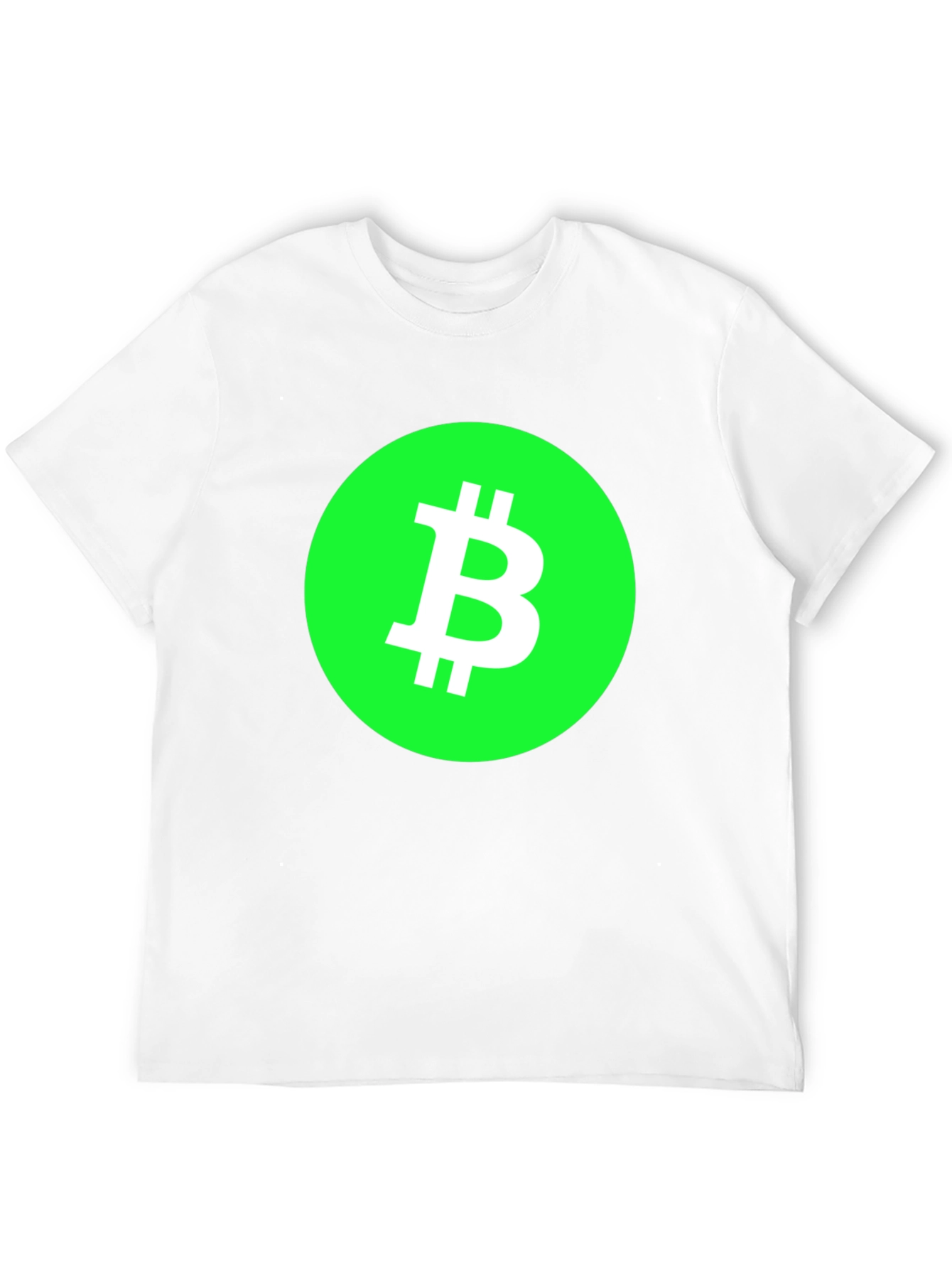 Bitcoin Cash Style T-Shirt - Green Circle