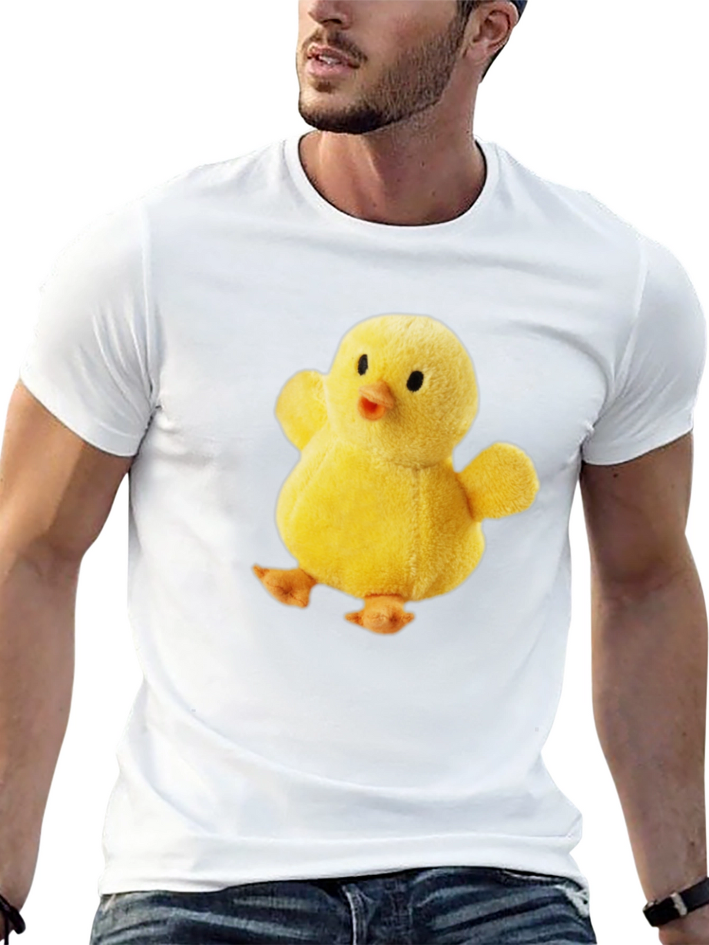 Cute Chick Plush Graphic T-Shirt