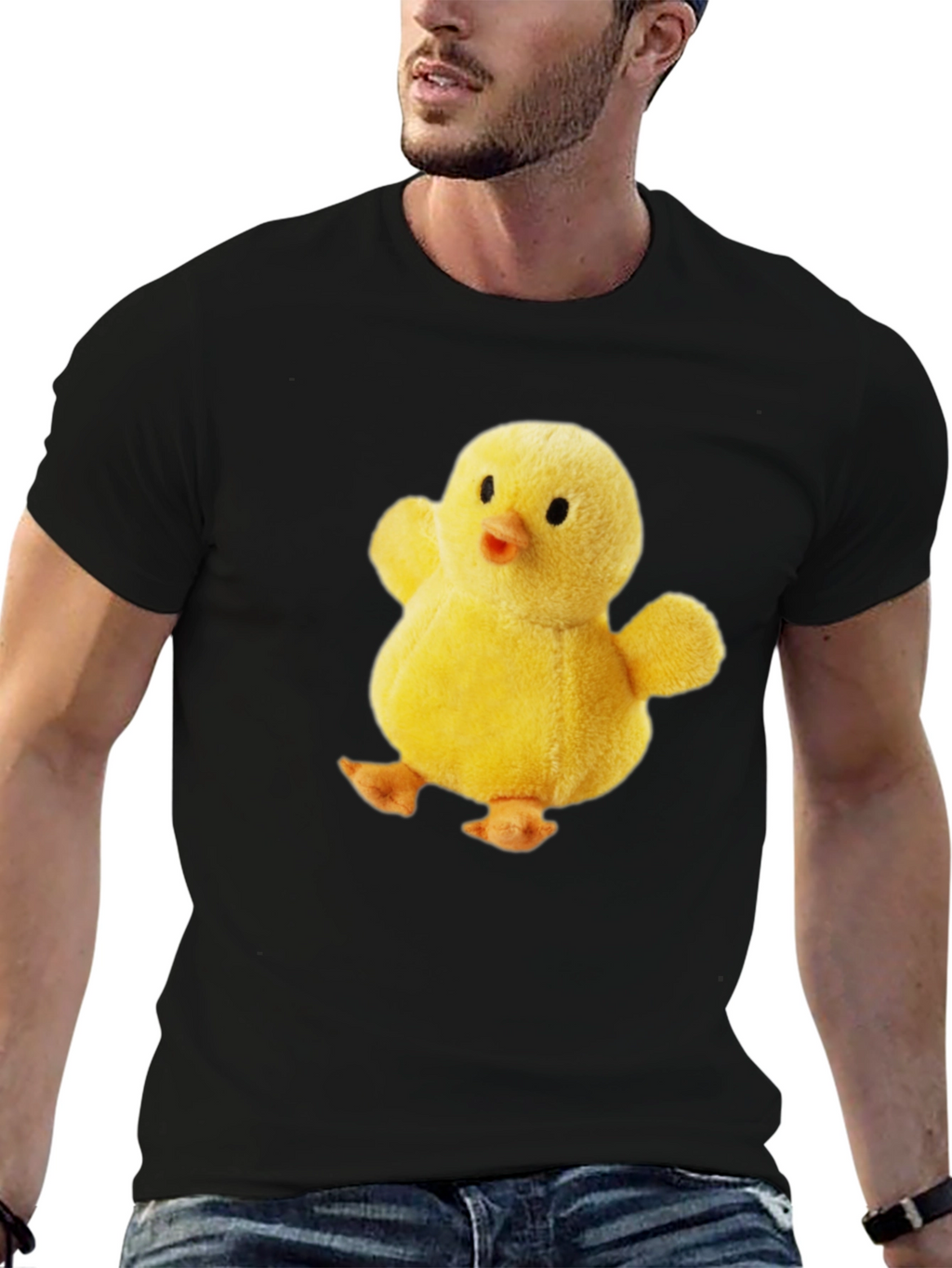 Cute Chick Plush Graphic T-Shirt
