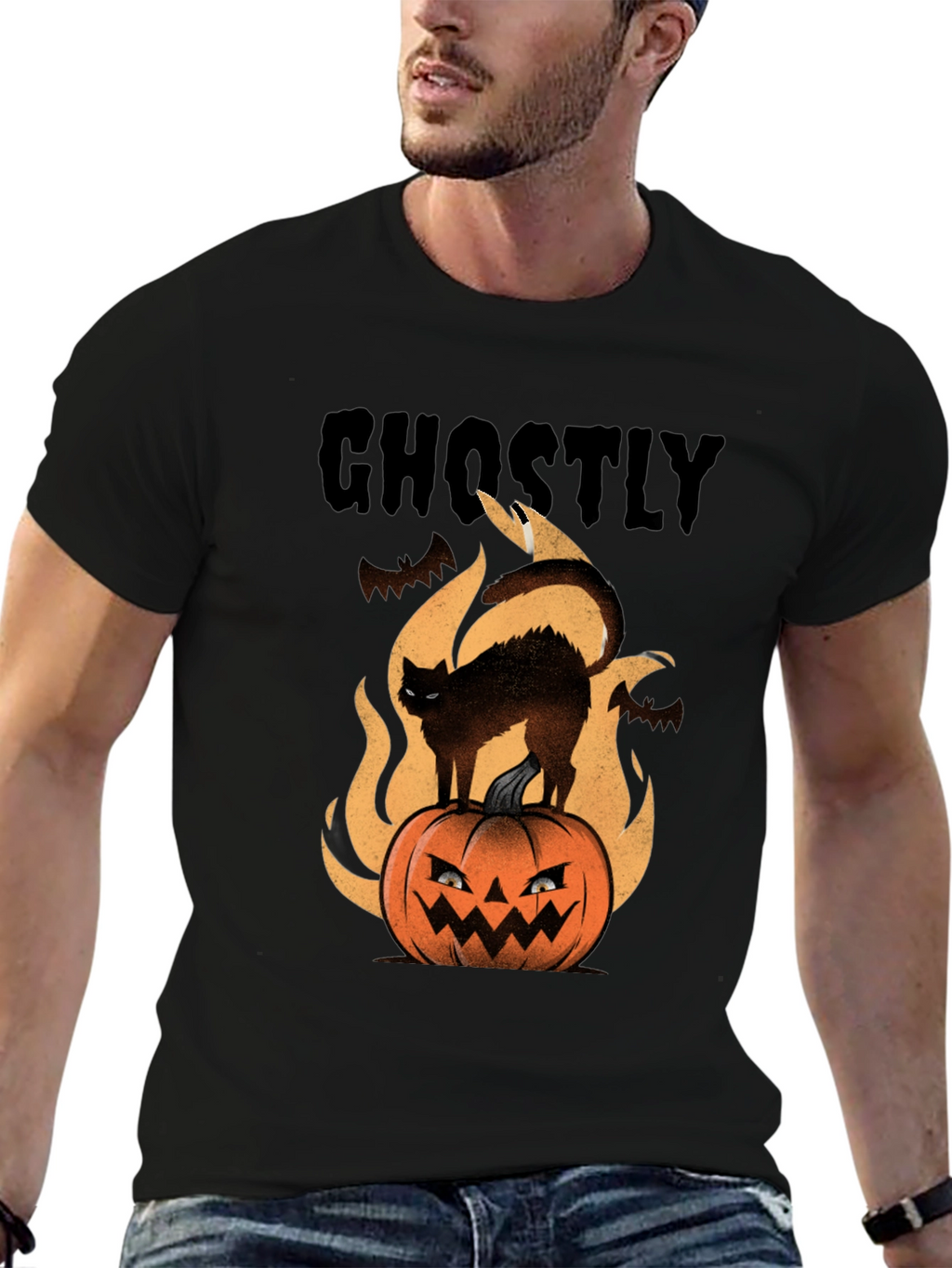 Ghostly Halloween T-Shirt
