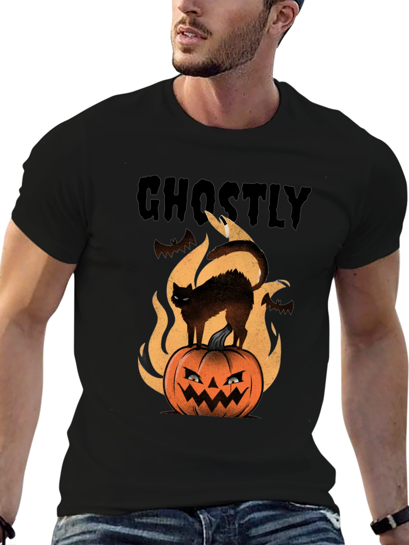 Ghostly Halloween T-Shirt