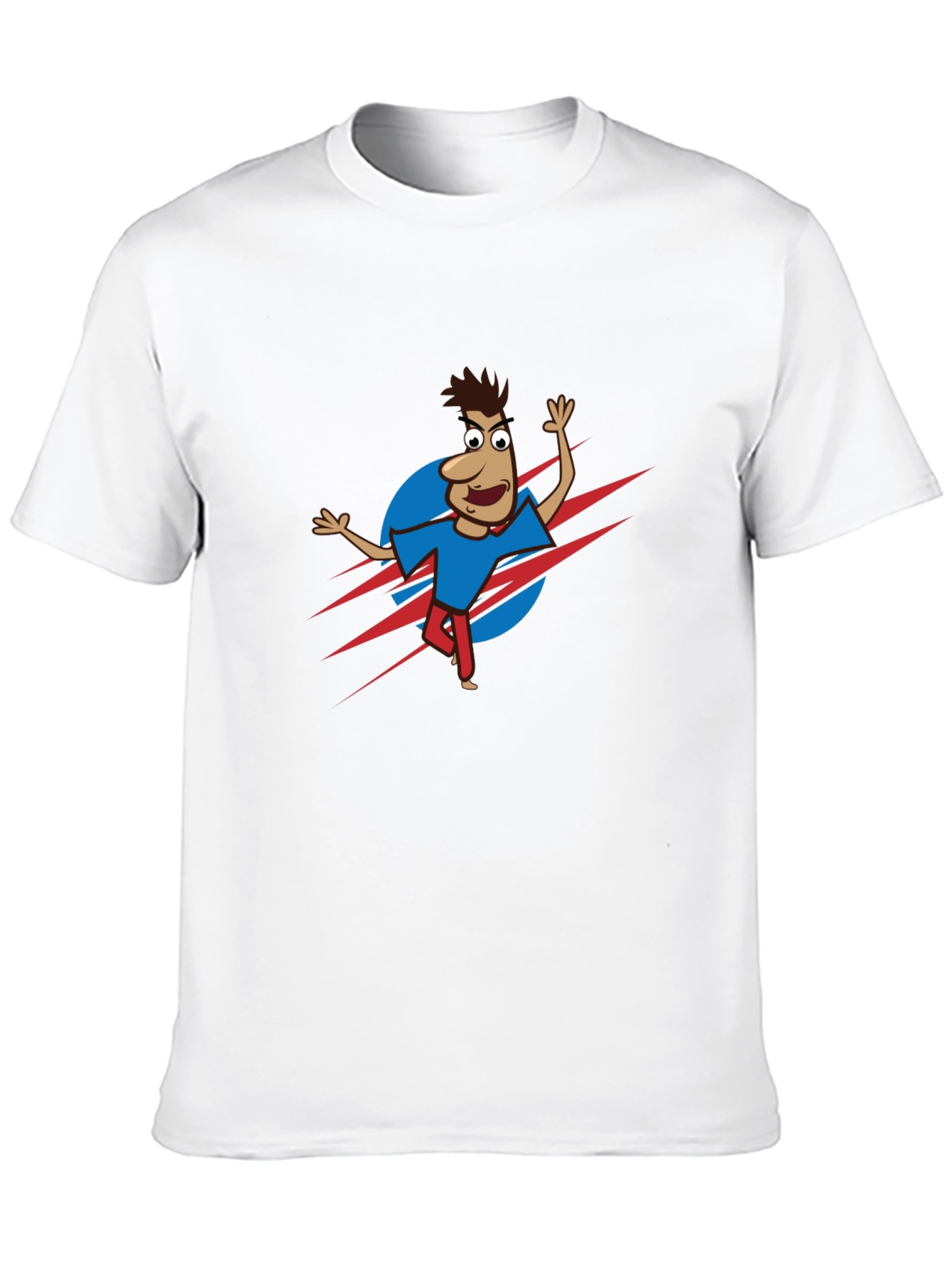 Cartoon Character Graphic Black T-Shirt