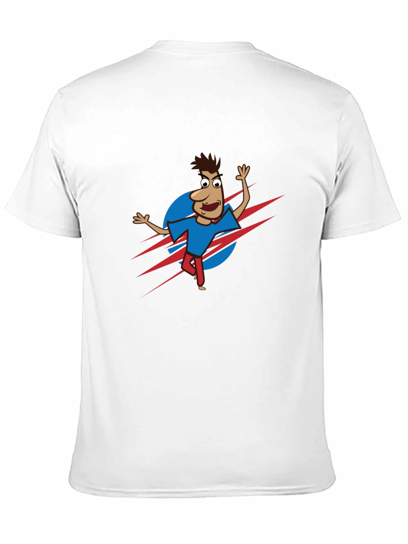 Cartoon Character Graphic Black T-Shirt
