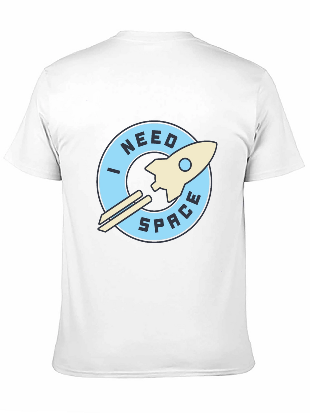 I Need Space Black Graphic T-Shirt