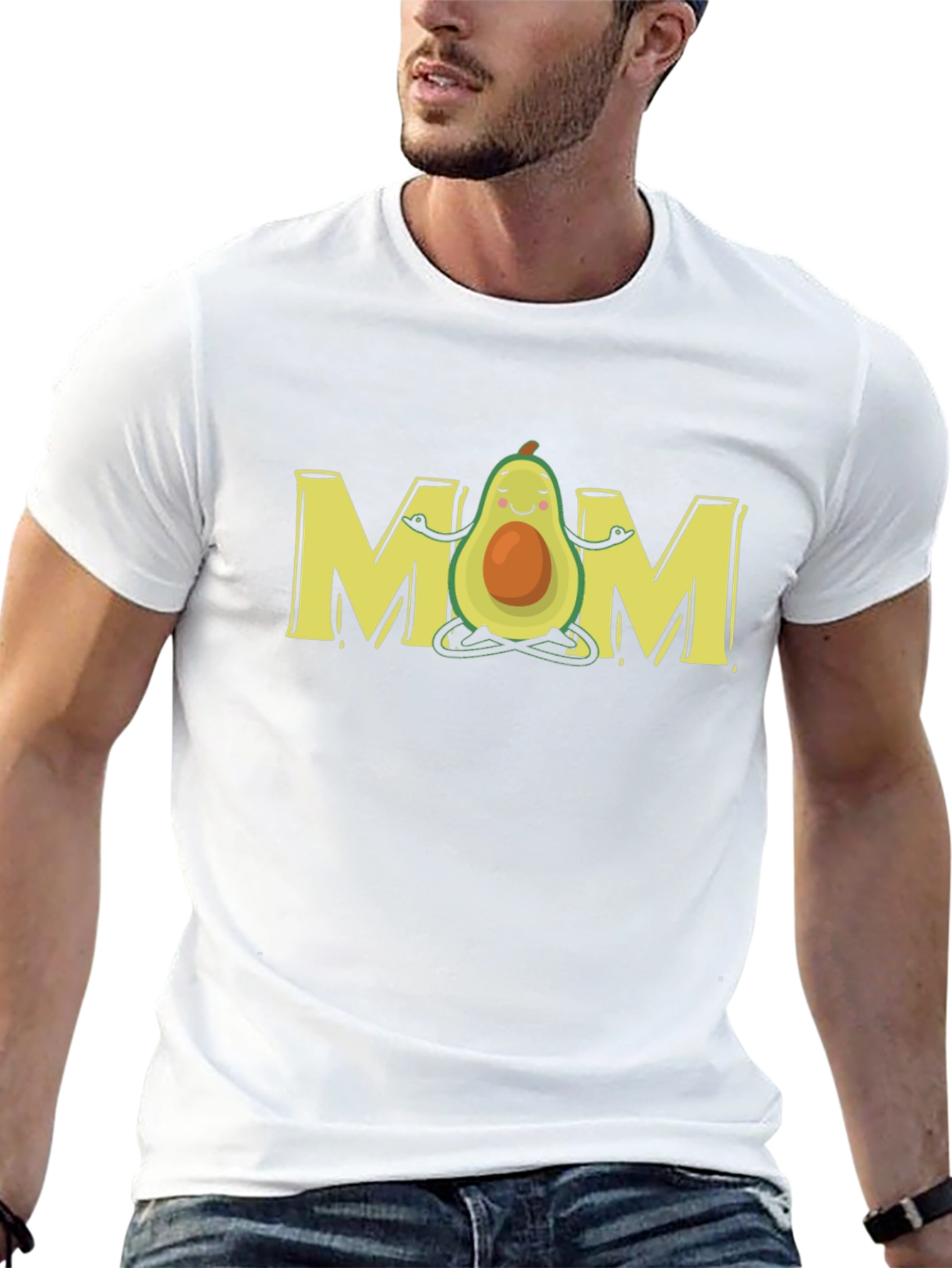 Avocado Mom Graphic Tee - Yoga Lover T-Shirt