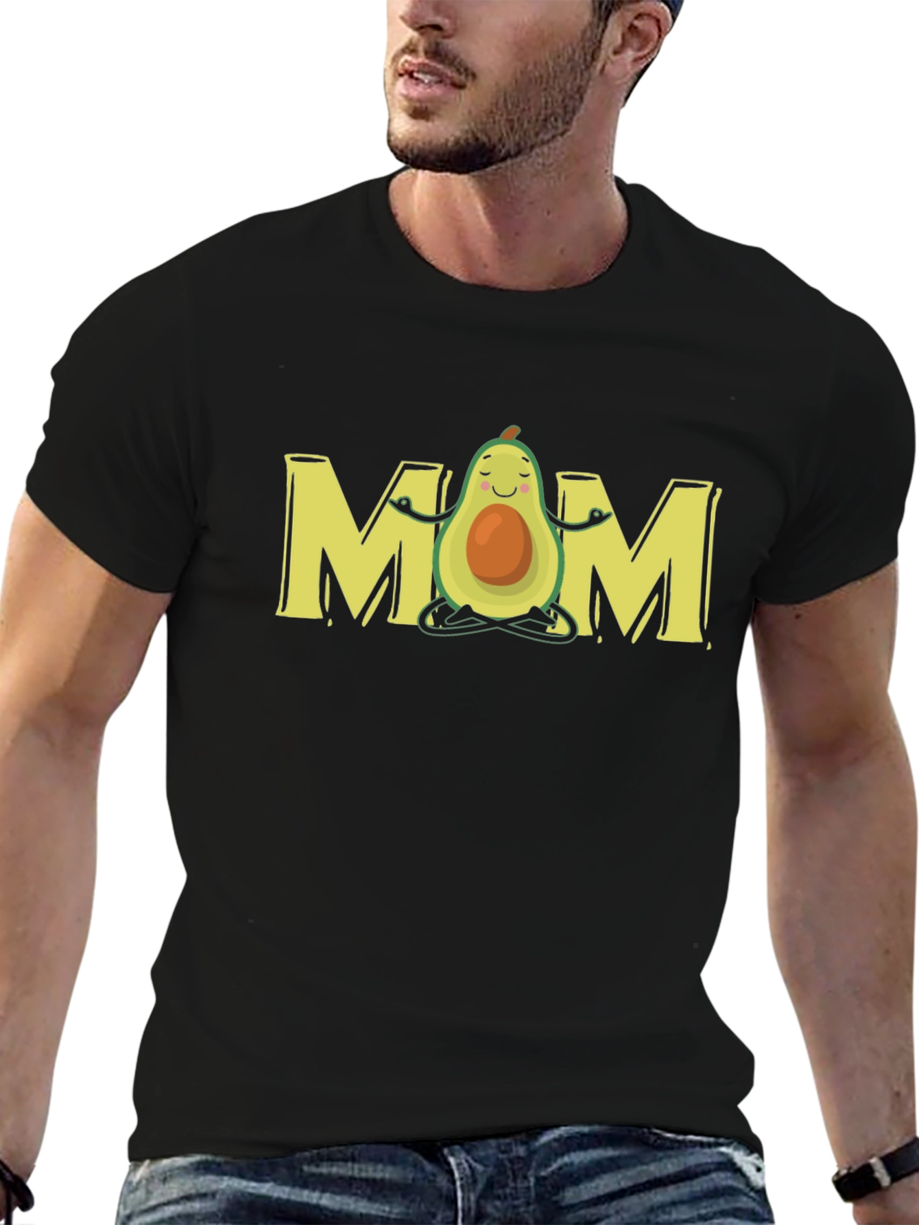 Avocado Mom Graphic Tee - Yoga Lover T-Shirt