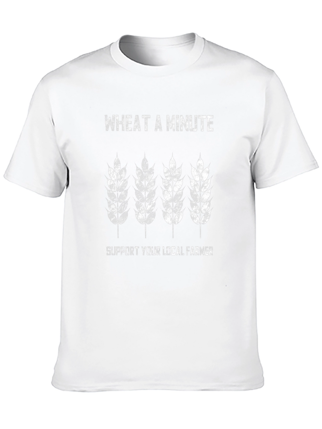 Wheat a Minute Black T-Shirt