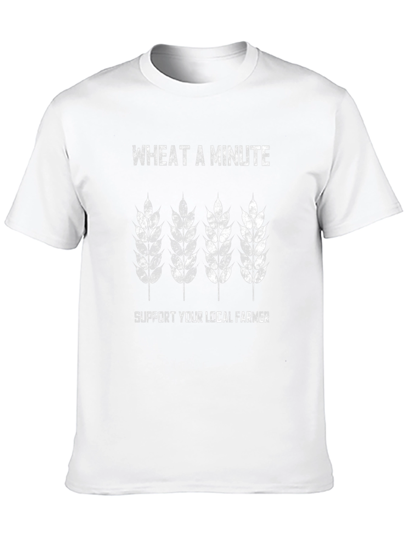 Wheat a Minute Black T-Shirt