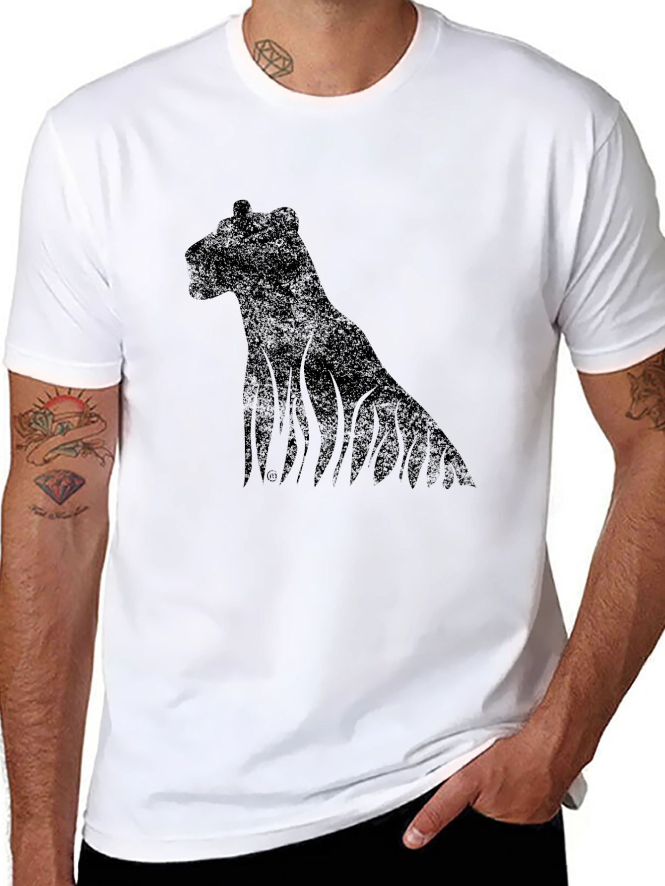 Mens Black Panther Graphic Tee