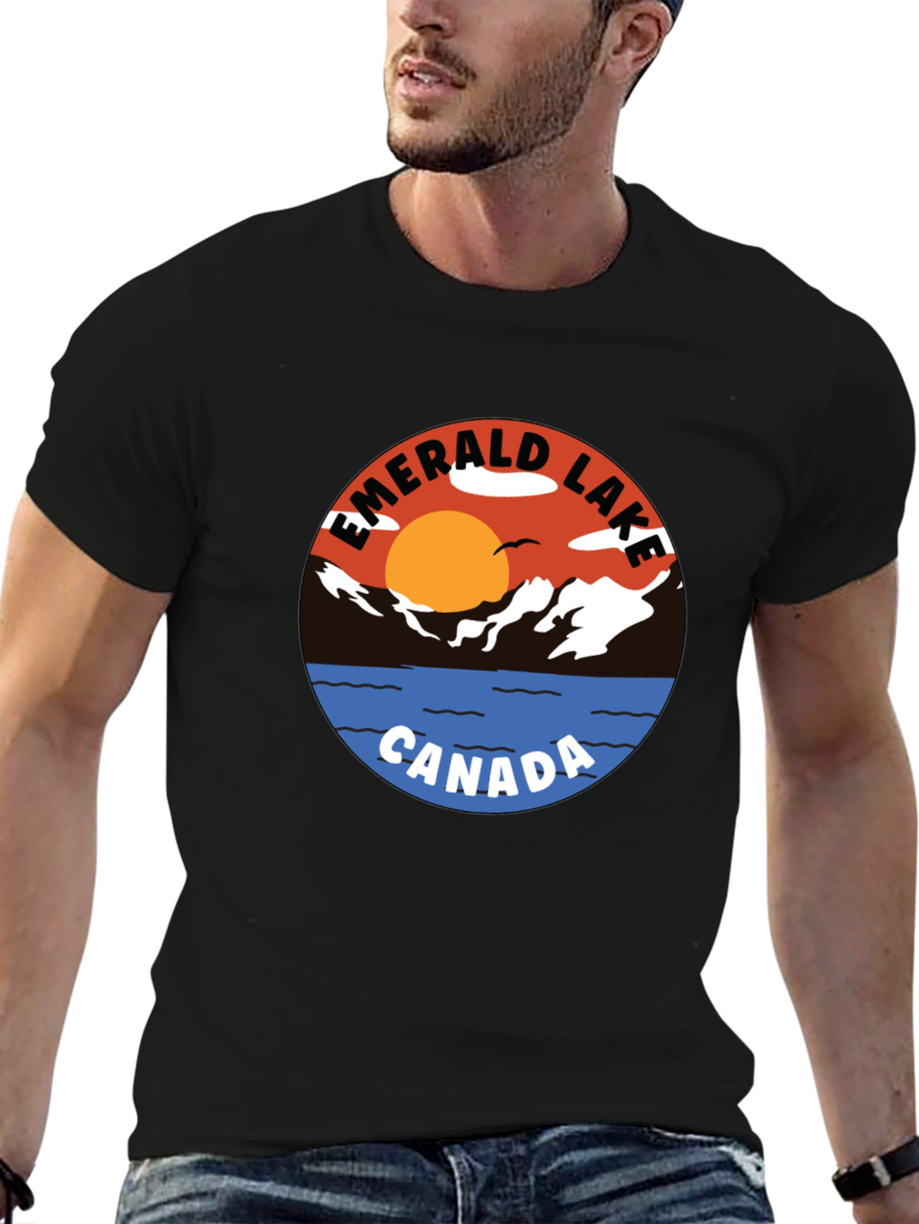 Emerald Lake Canada Graphic Tee