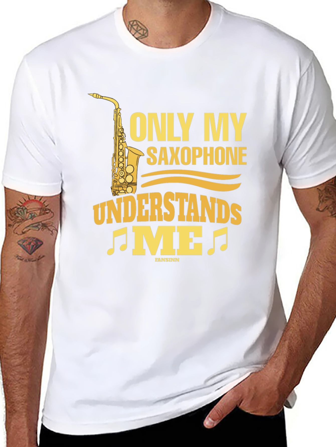 Saxophone Lover T-Shirt - Only My Saxophone Understands Me!