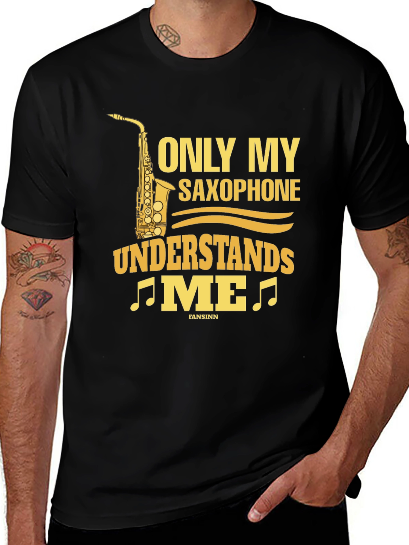 Saxophone Lover T-Shirt - Only My Saxophone Understands Me!