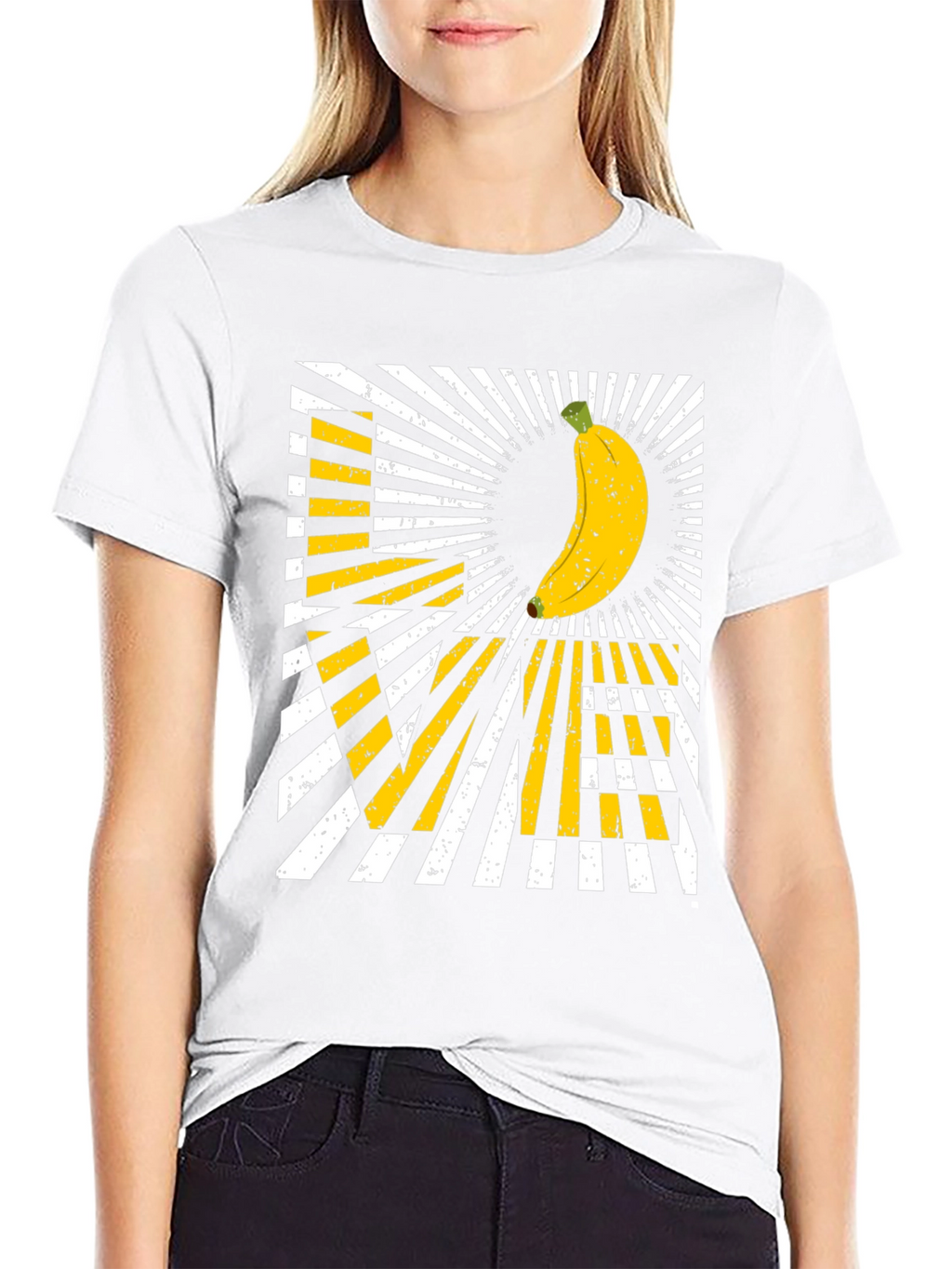 Banana Love Graphic T-Shirt - Mens Black Tee