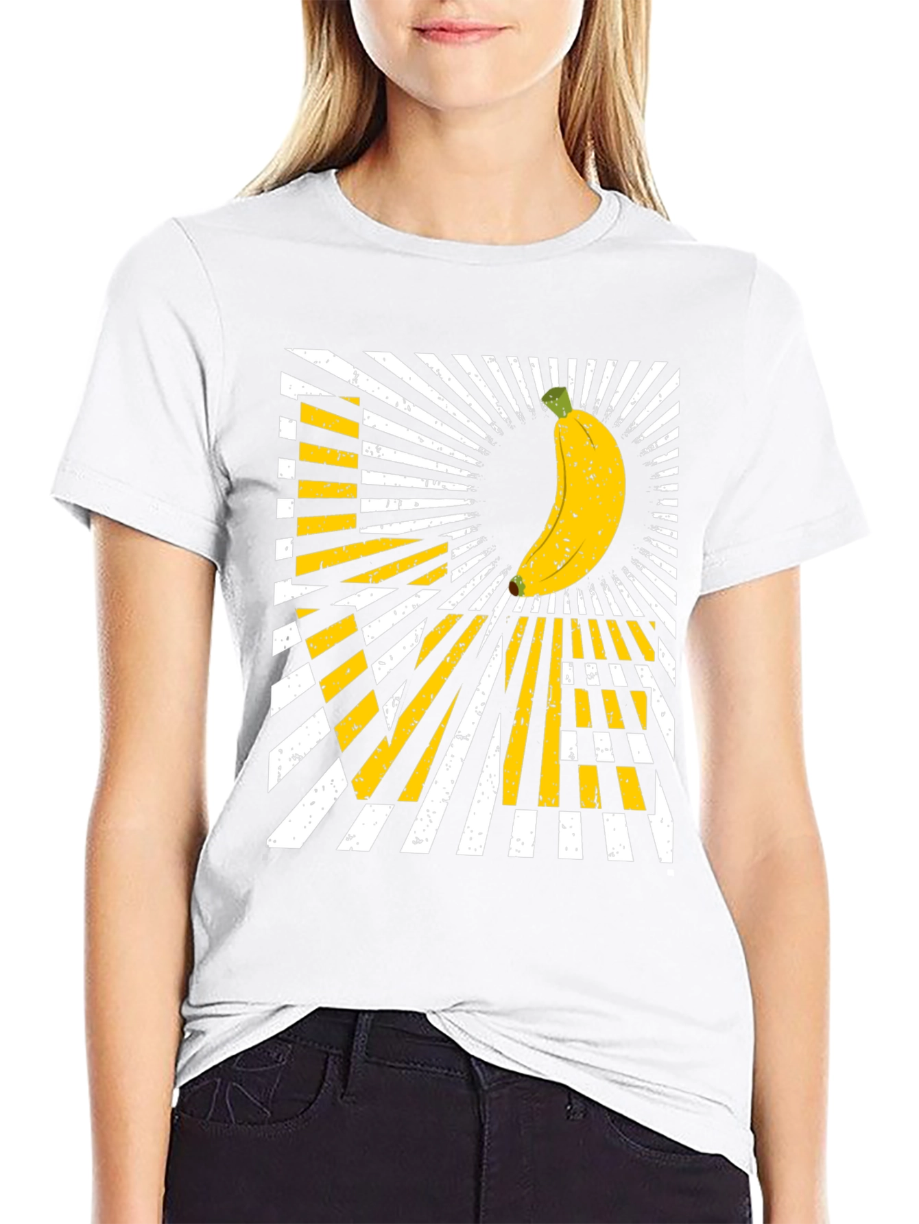 Banana Love Graphic T-Shirt - Mens Black Tee