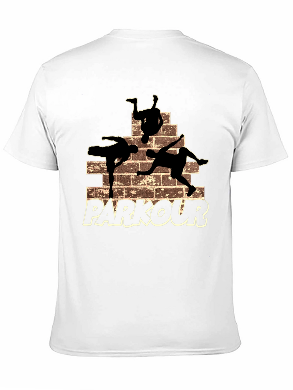Parkour Silhouette Graphic T-Shirt - Urban Style
