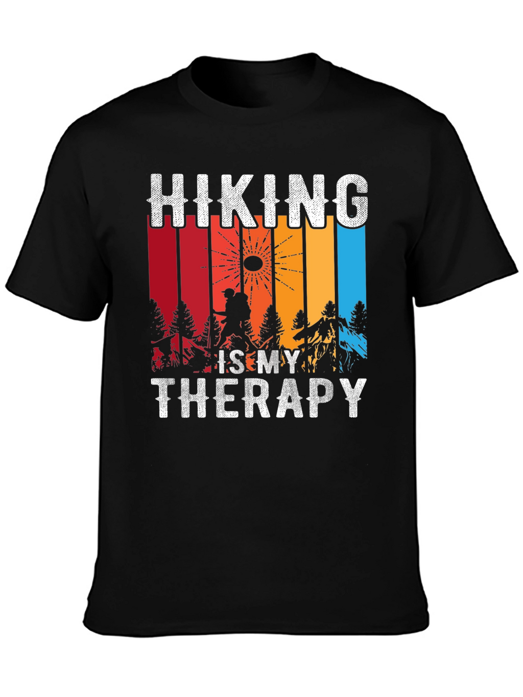 Hiking is My Therapy Graphic Tee