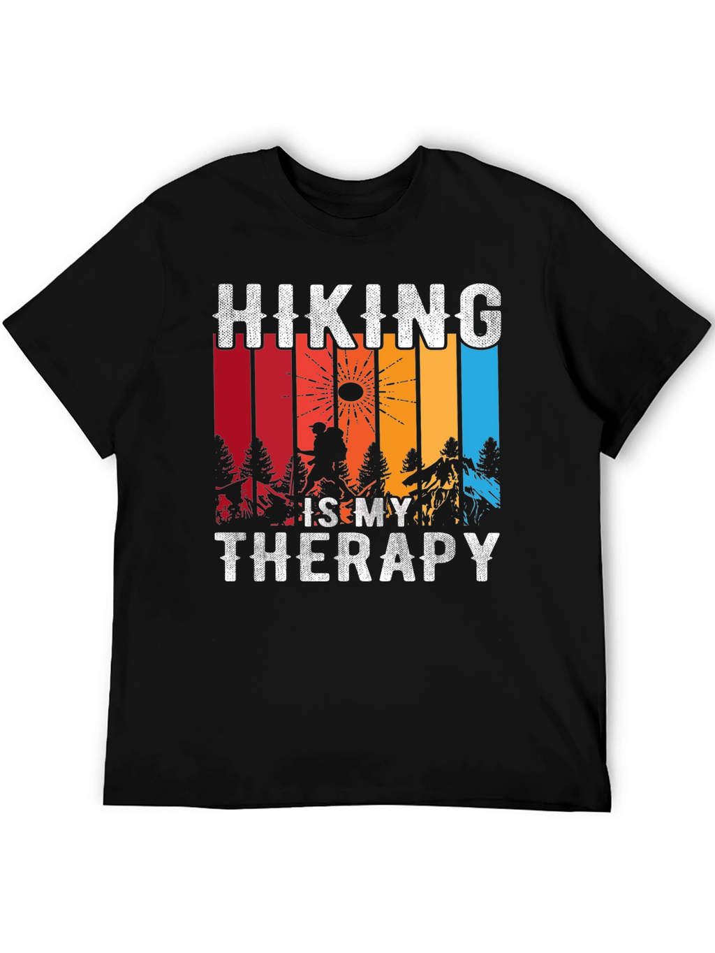 Hiking is My Therapy Graphic Tee
