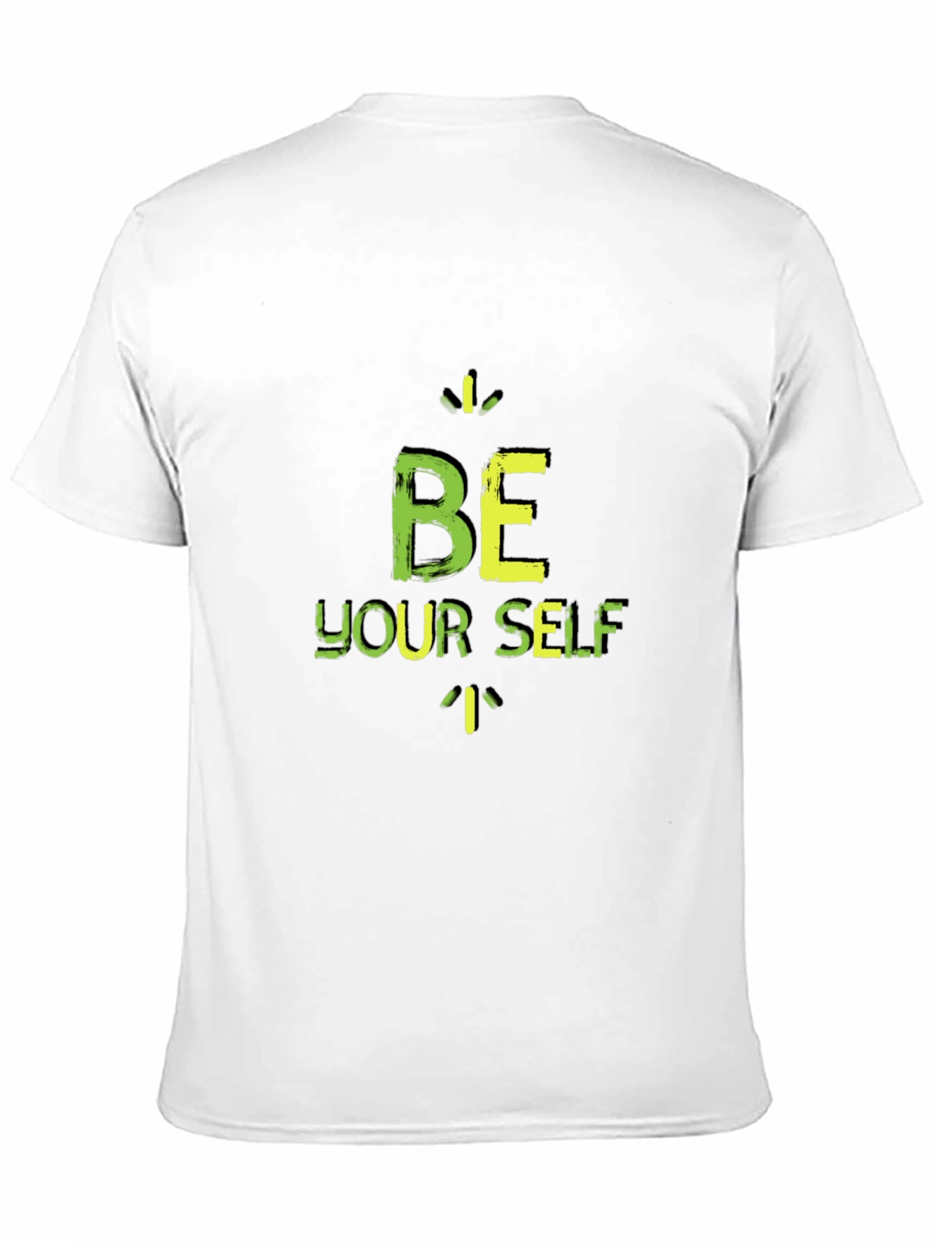 Be Yourself Black Graphic T-Shirt