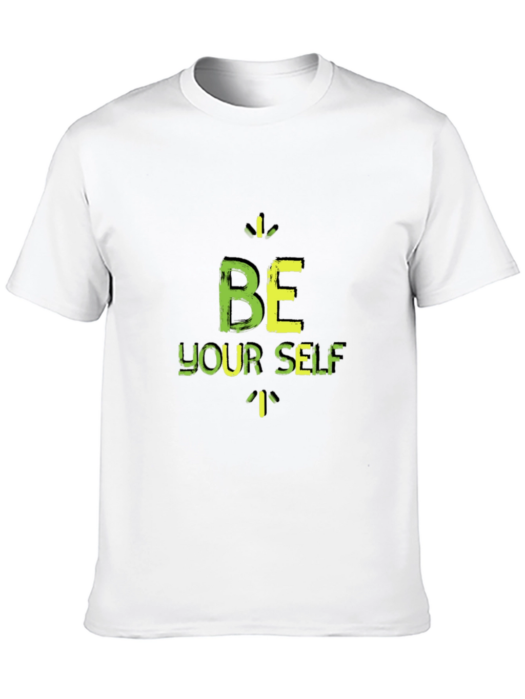 Be Yourself Black Graphic T-Shirt