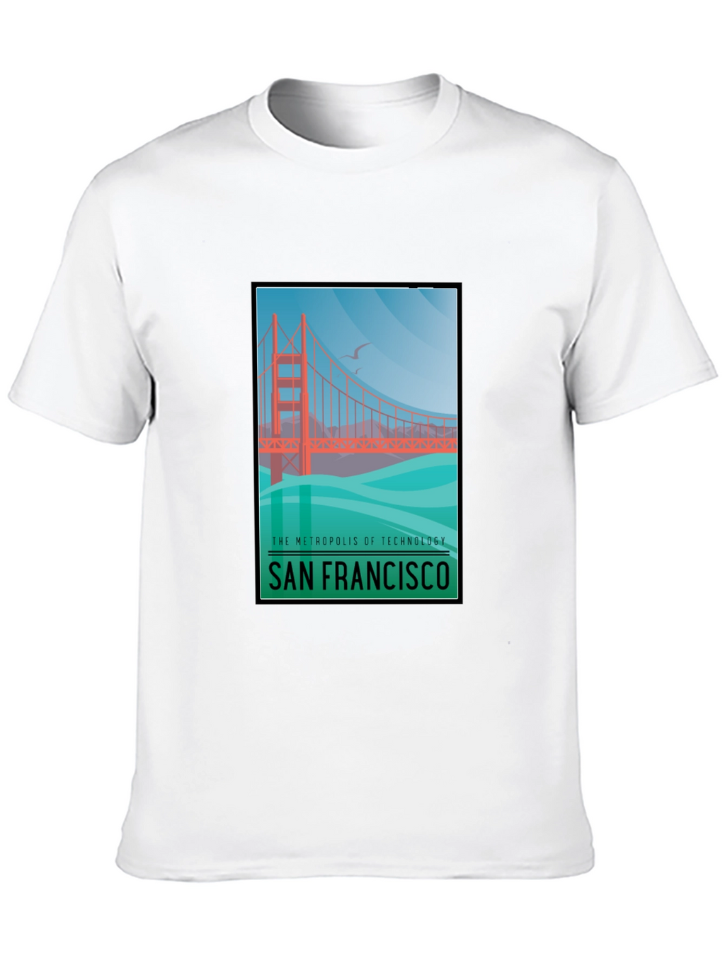 San Francisco Bridge Graphic T-Shirt