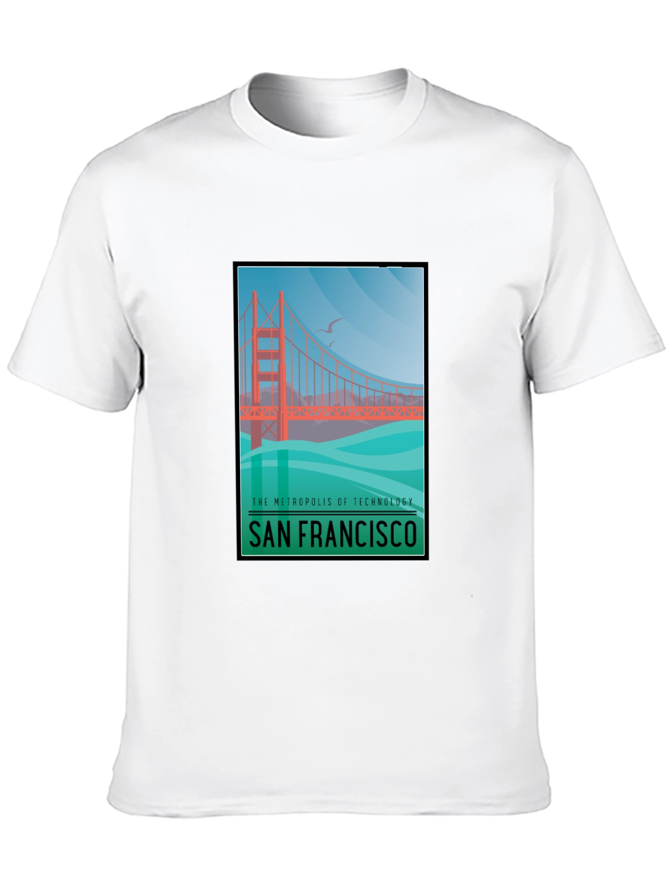 San Francisco Bridge Graphic T-Shirt