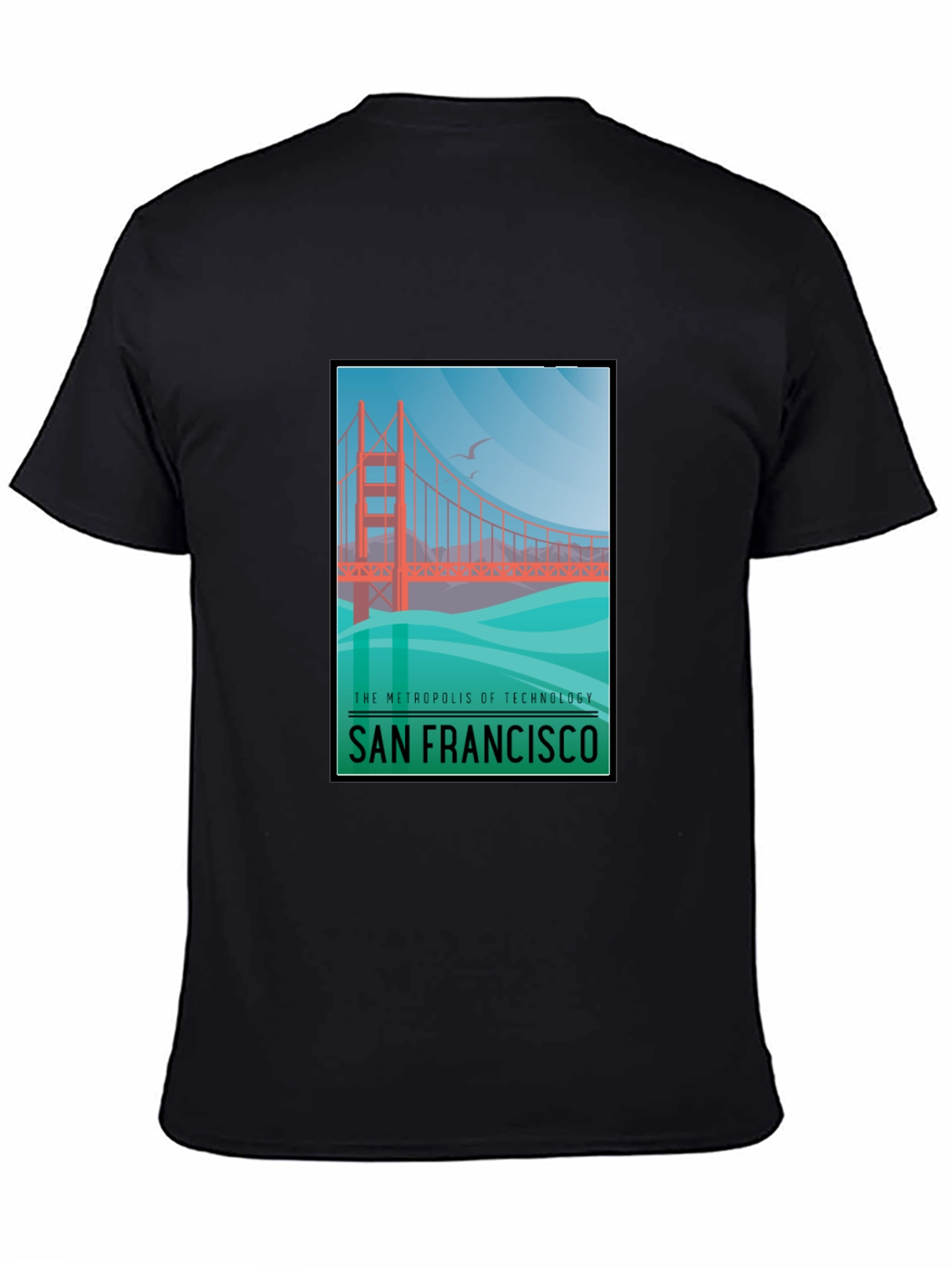 San Francisco Bridge Graphic T-Shirt