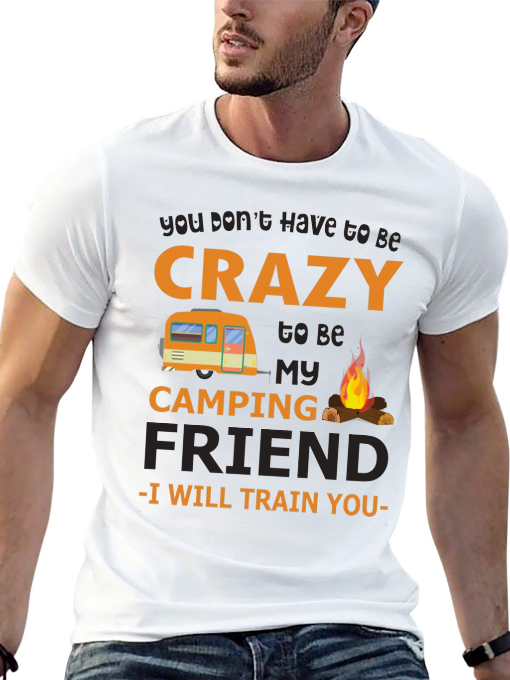 Crazy Camping Friend T-Shirt