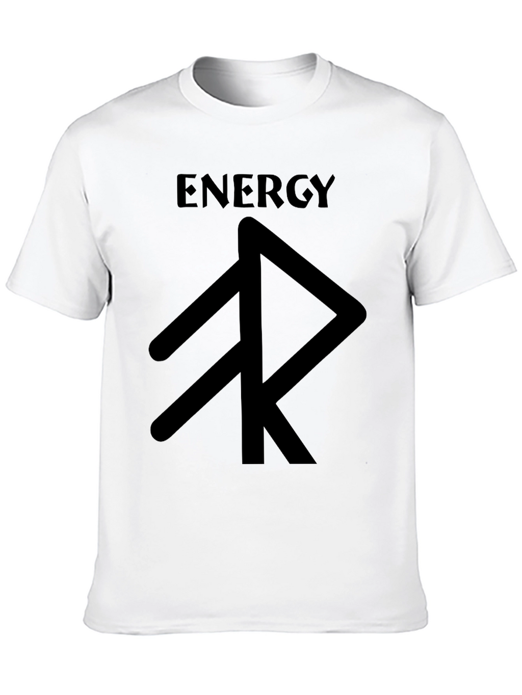 Energy Rune Black T-Shirt - Graphic Tee