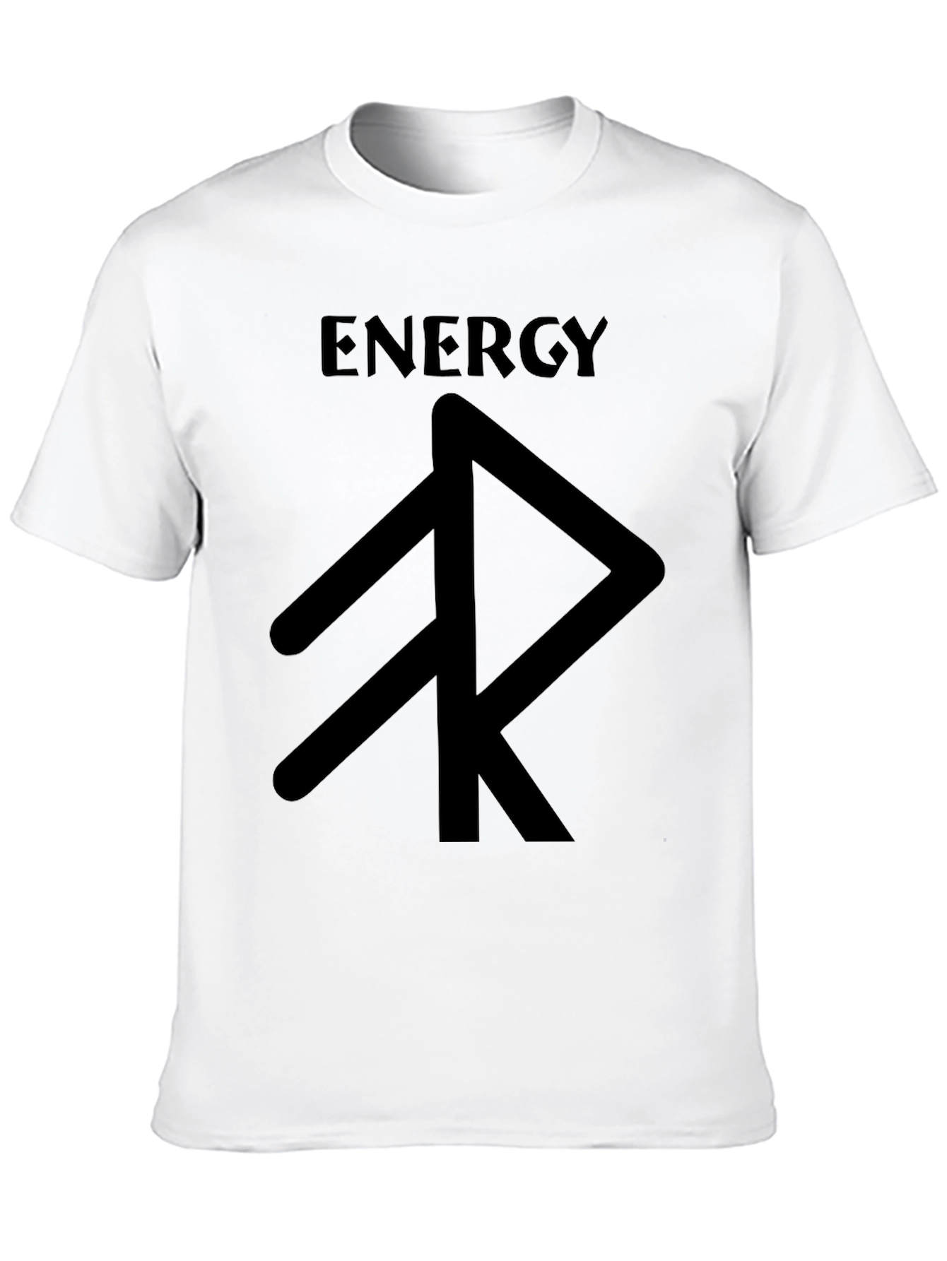 Energy Rune Black T-Shirt - Graphic Tee
