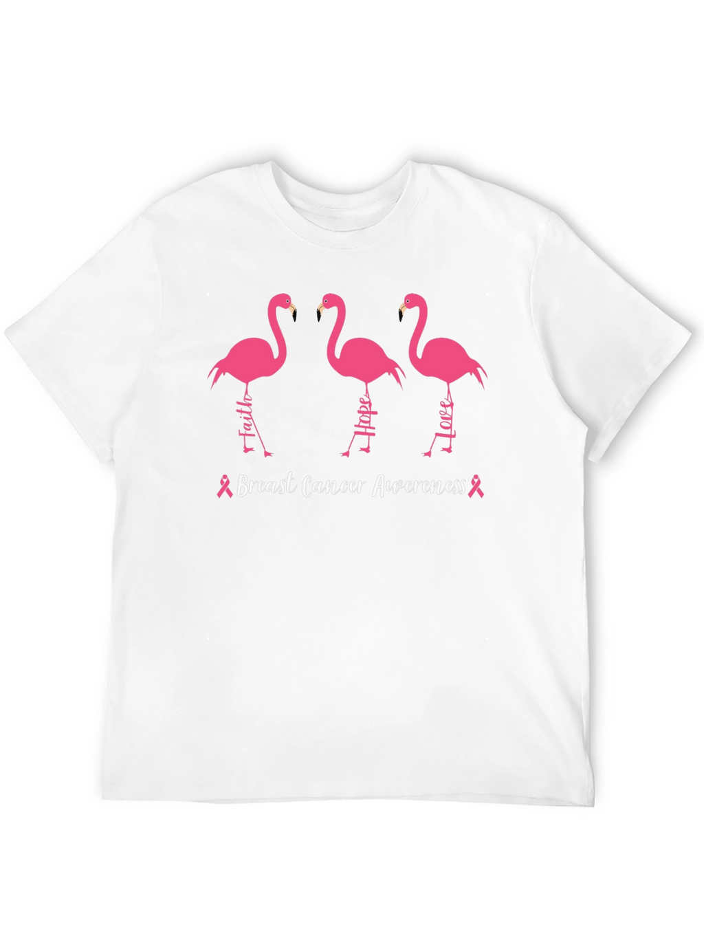 Breast Cancer Awareness Flamingo T-Shirt